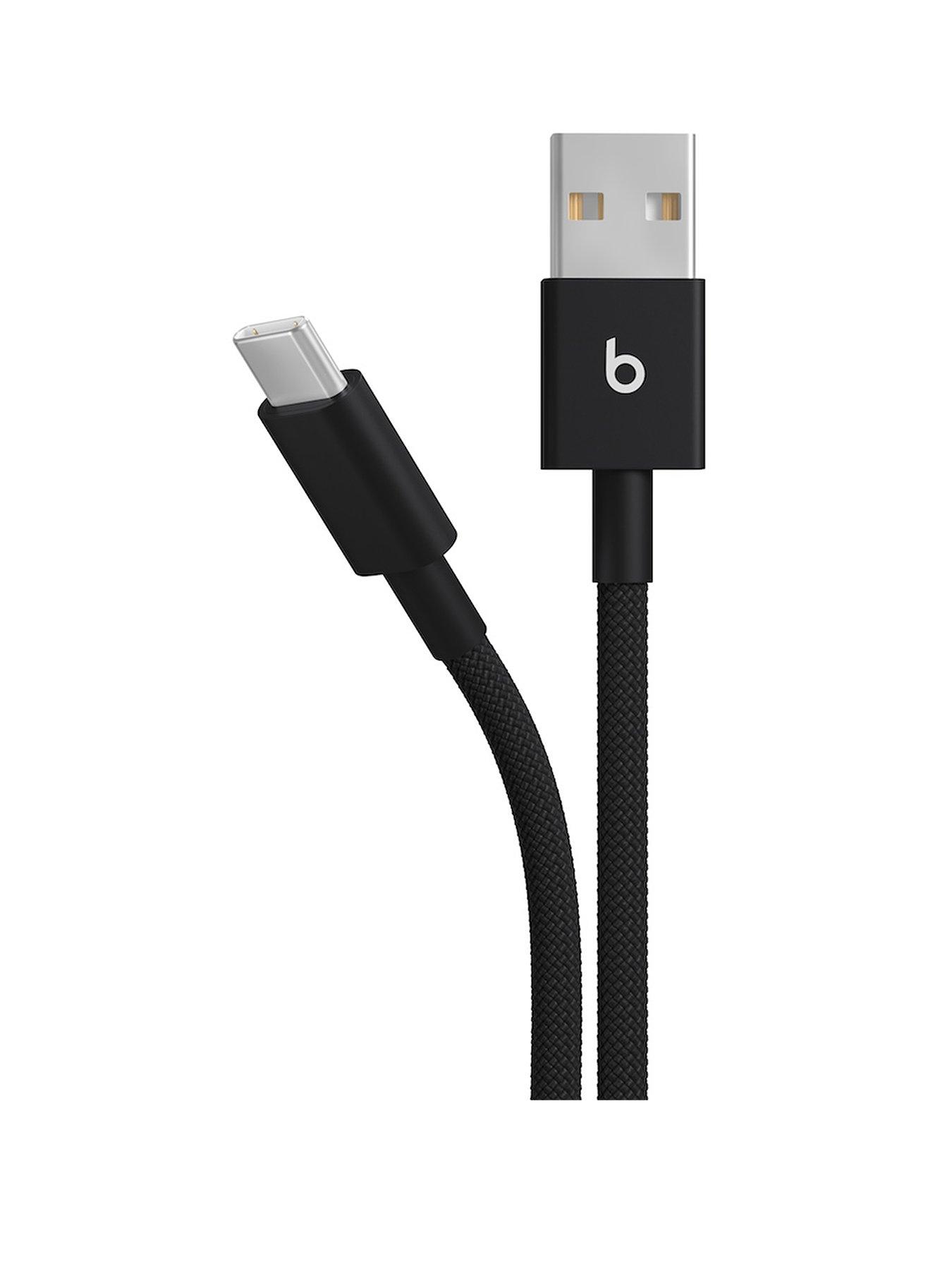  image of beats-usb-a-to-usb-c-woven-cable-15-m-bolt-black