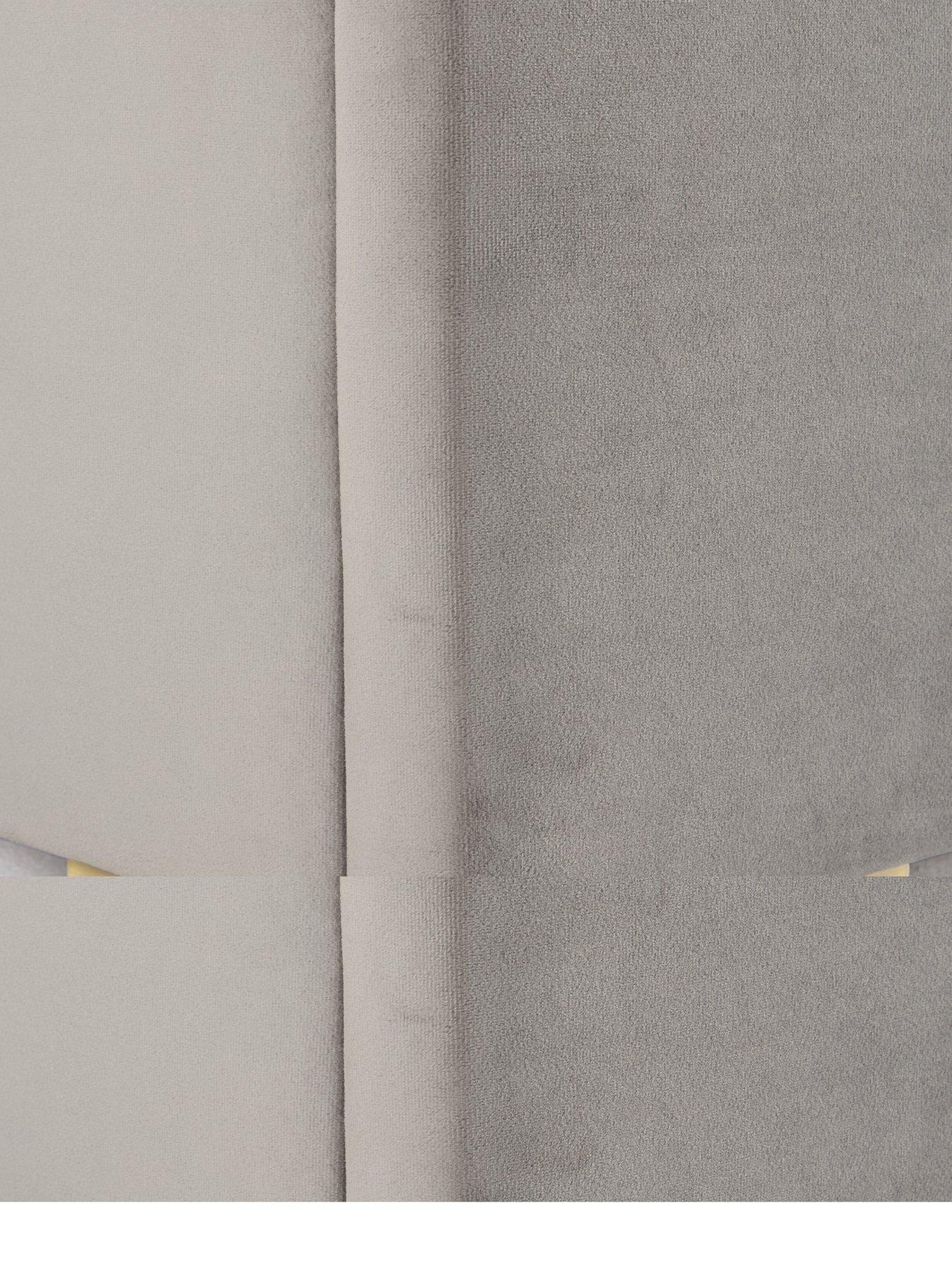 Image 5 of 7 of Very Home Kingston Velvet Lift Up&nbsp;Bed with Mattress options (Buy &amp; SAVE!) - Grey