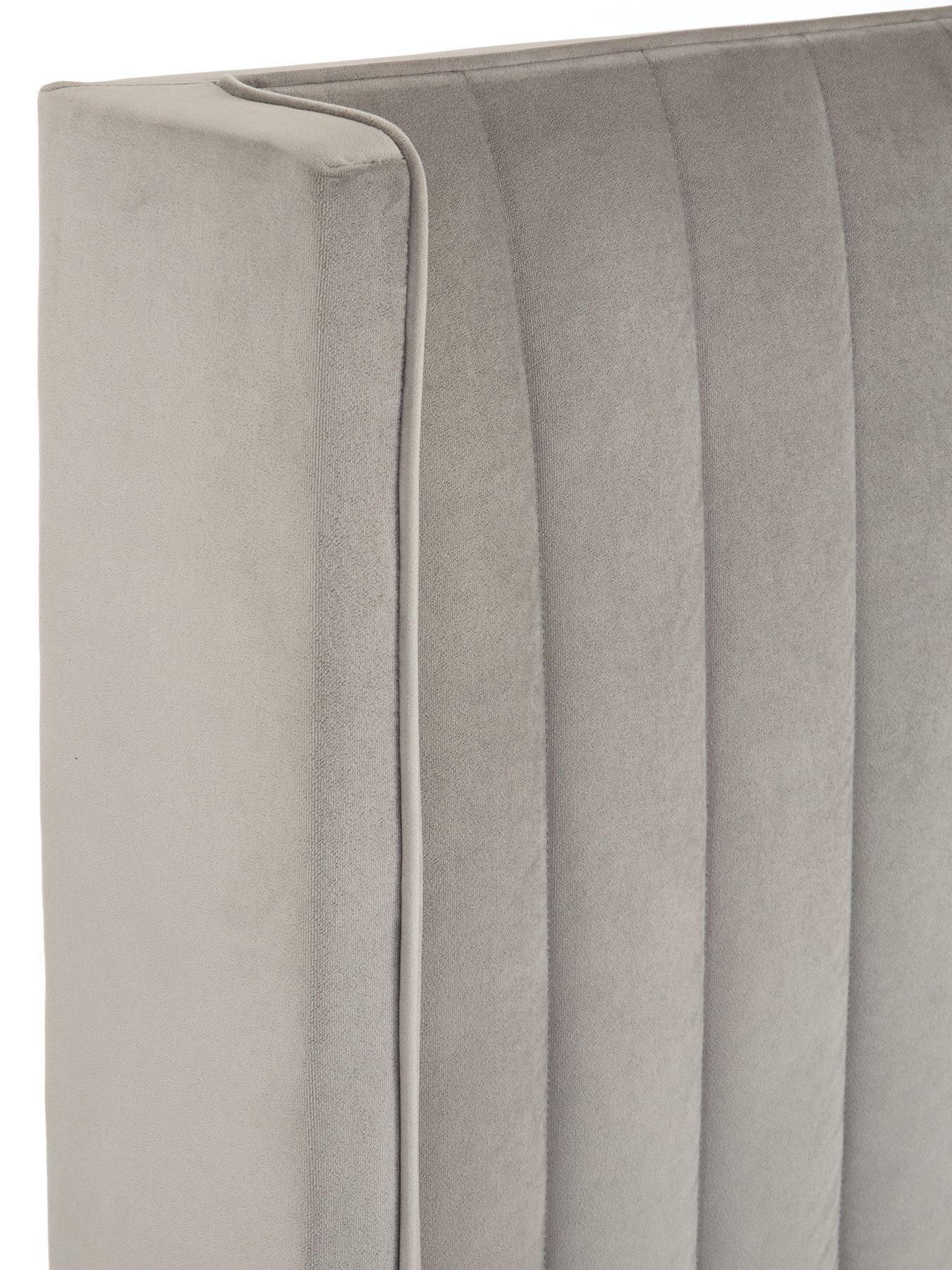 Image 7 of 7 of Very Home Kingston Velvet Lift Up&nbsp;Bed with Mattress options (Buy &amp; SAVE!) - Grey