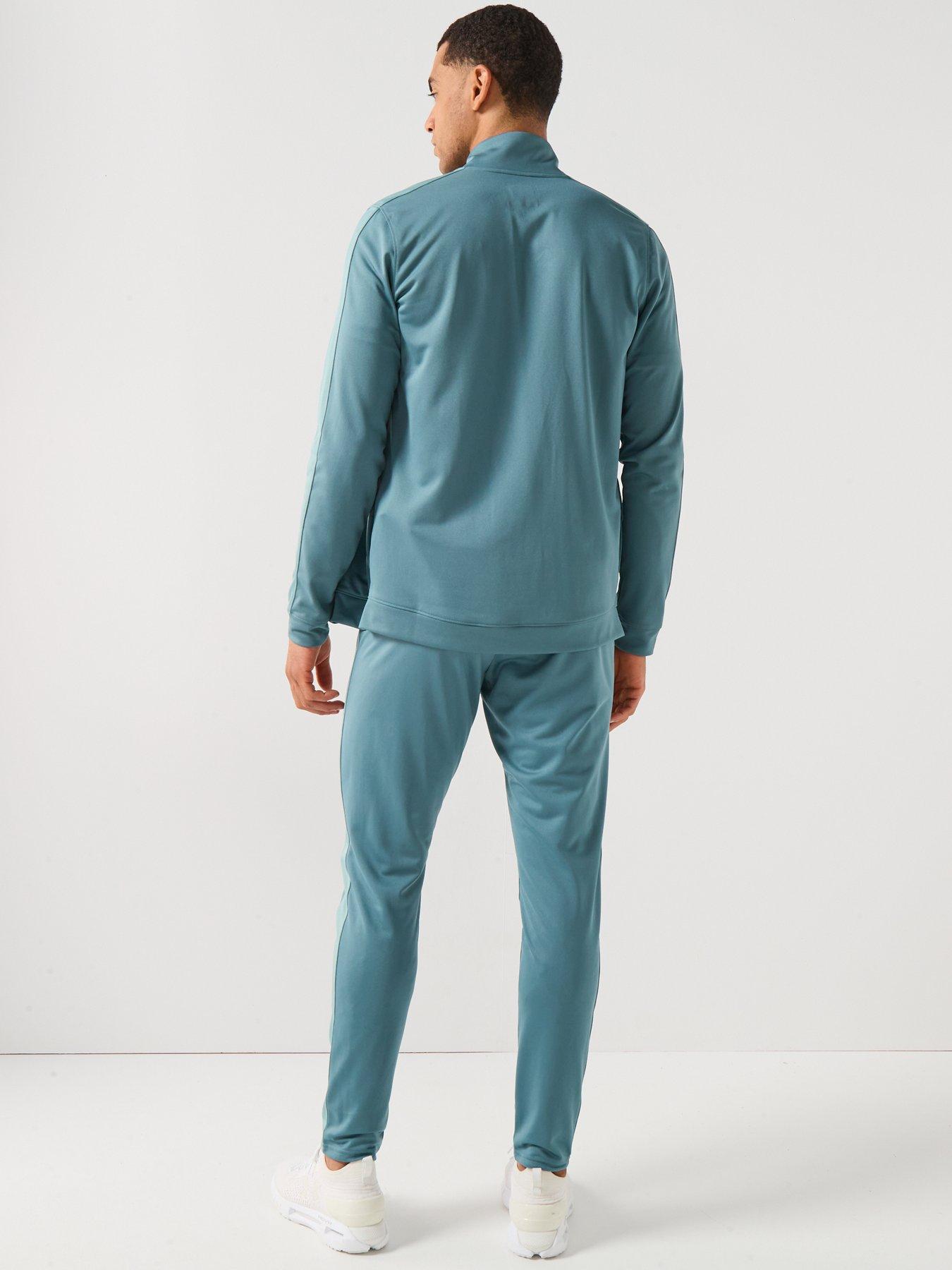  image of under-armour-mens-training-rival-knit-tracksuit-green