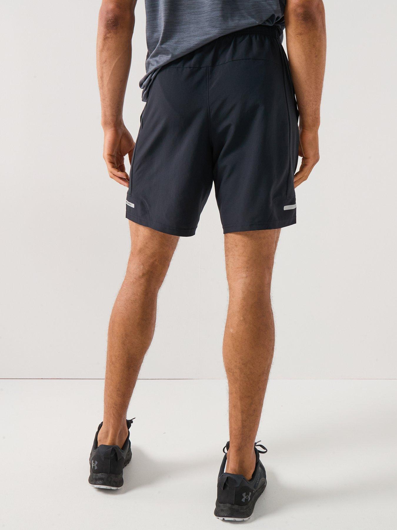 Image 2 of 6 of UNDER ARMOUR Mens Training Tech Utility Shorts - Black