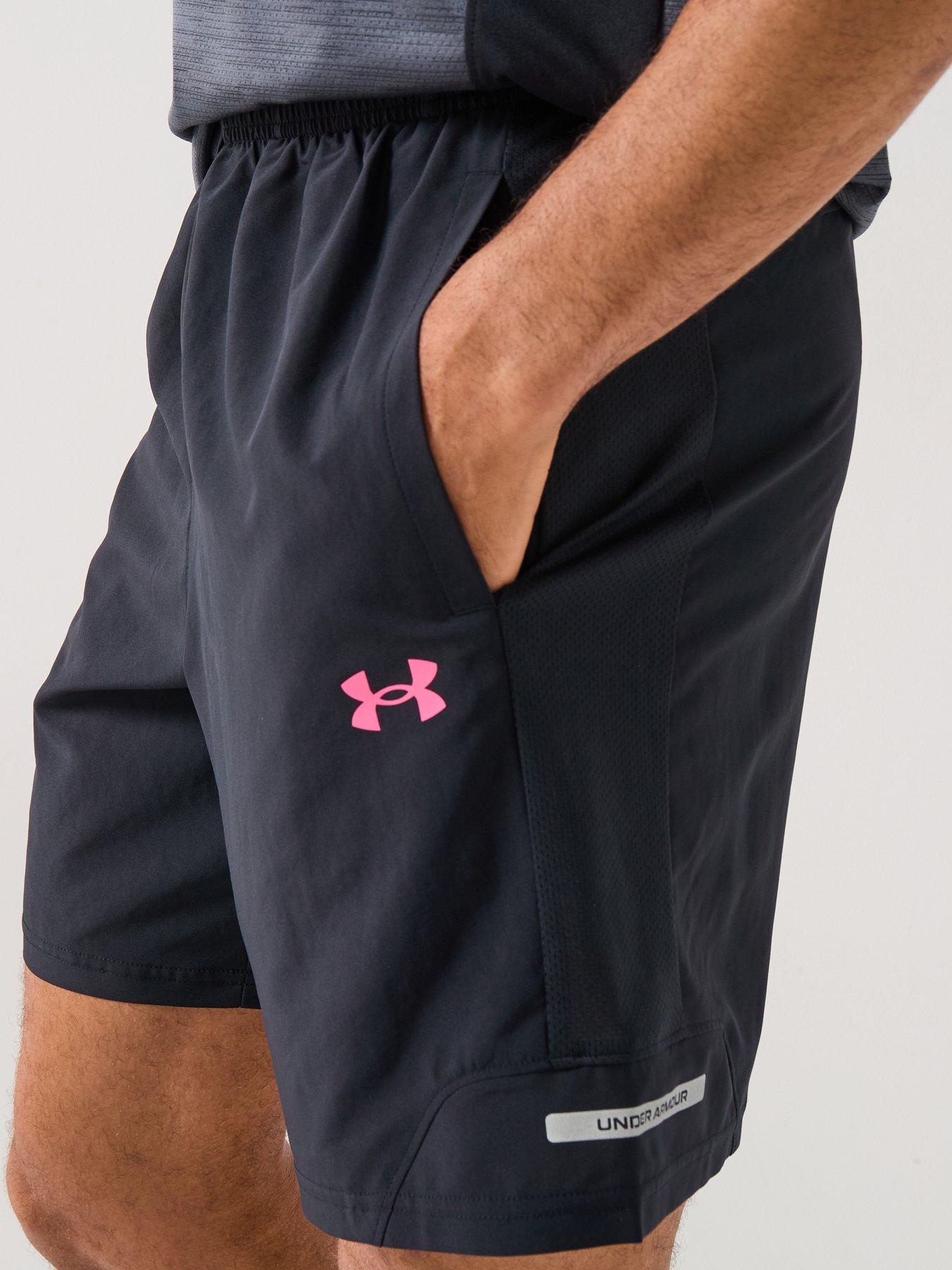 Image 5 of 6 of UNDER ARMOUR Mens Training Tech Utility Shorts - Black