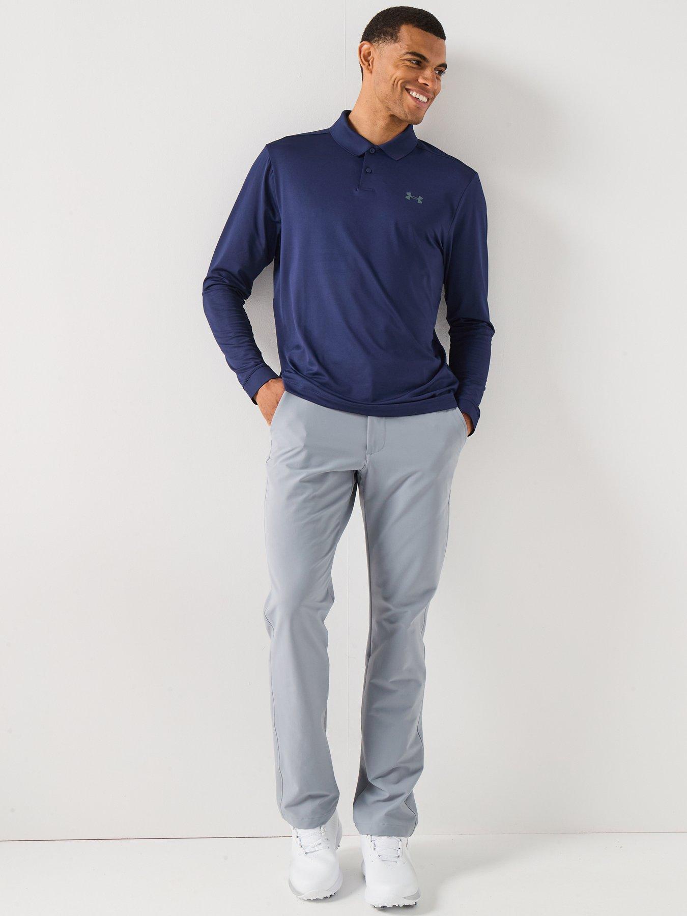 Image 3 of 6 of UNDER ARMOUR Mens Golf Matchplay Ls Polo - Navy