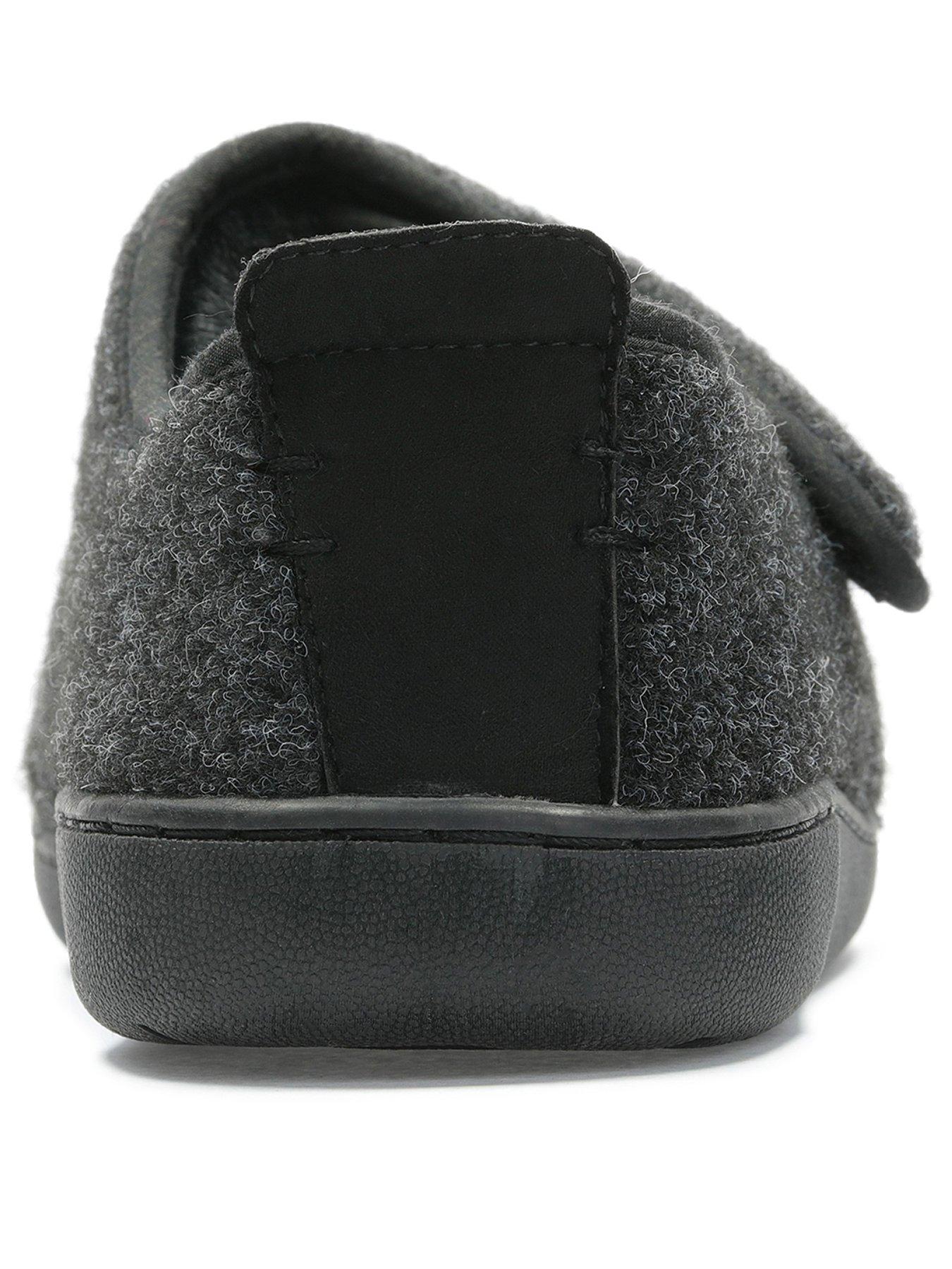  image of clarks-king-riptape-slippers-grey