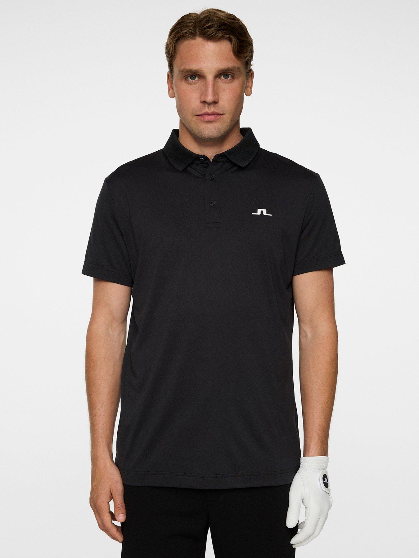 undefined Mens Golf Bridge Polo - Black