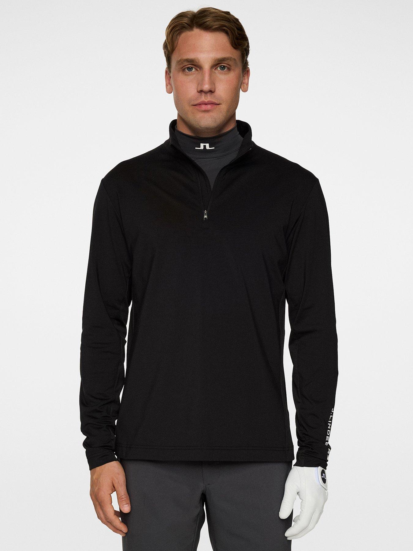 undefined Mens Golf Tour Tech Mid Layer - Black