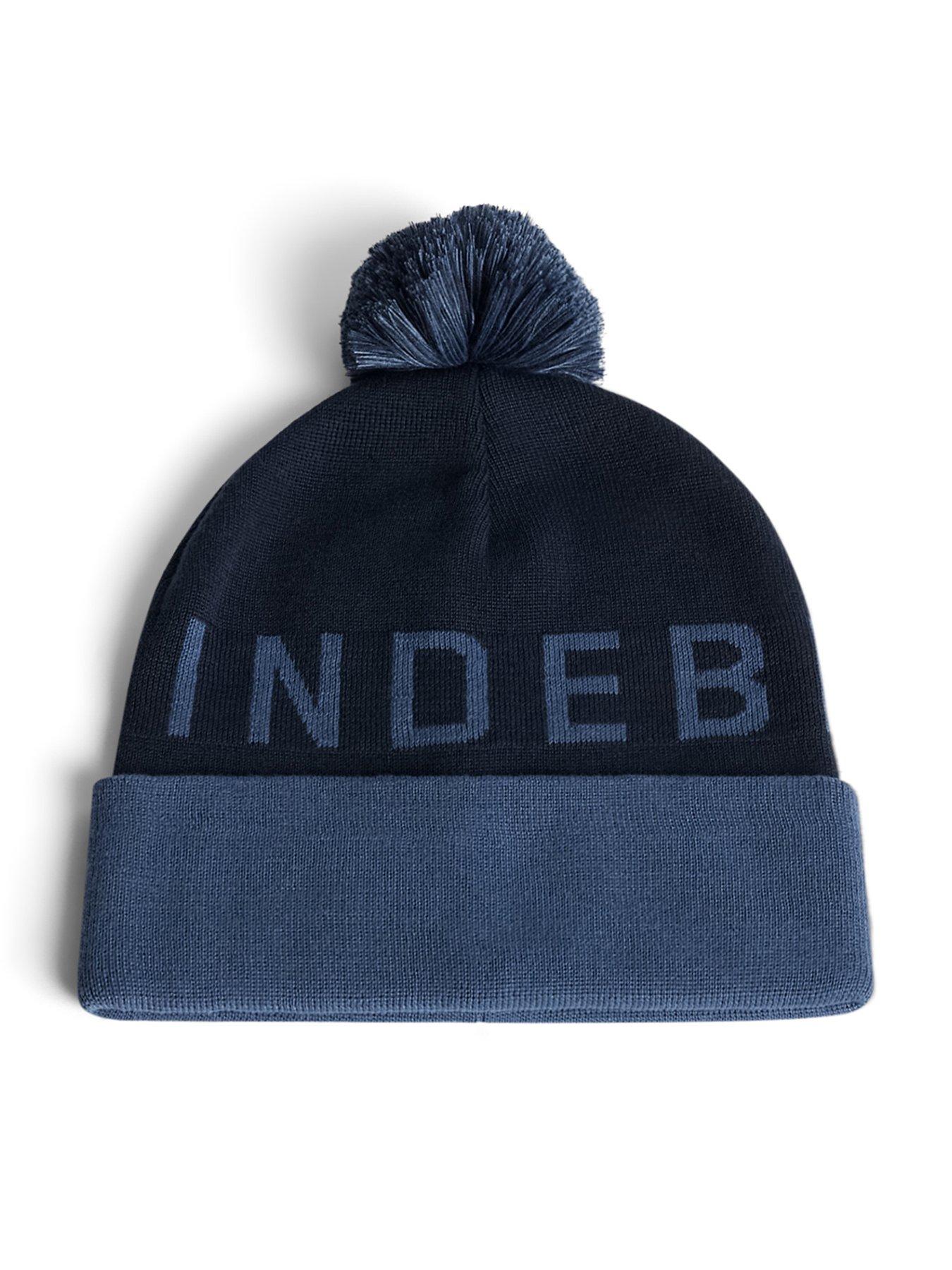 J LINDEBERG Mens Golf Brannon Beanie - Navy