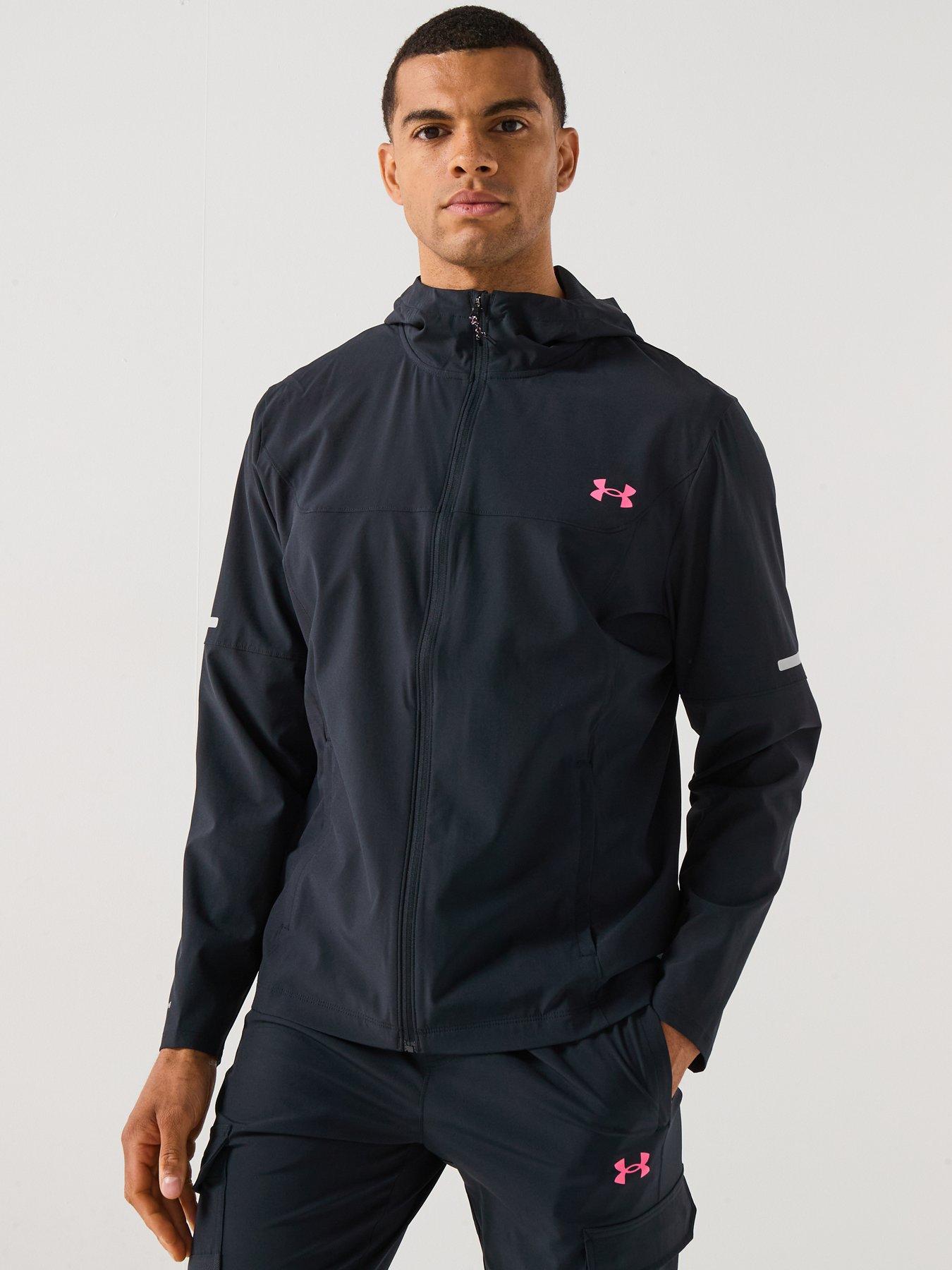 Image 1 of 6 of UNDER ARMOUR Mens Training Tech Utility Woven Jacket - Black