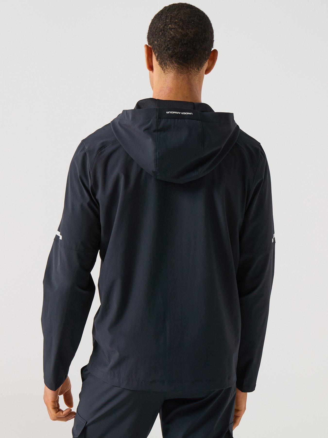 Image 2 of 6 of UNDER ARMOUR Mens Training Tech Utility Woven Jacket - Black