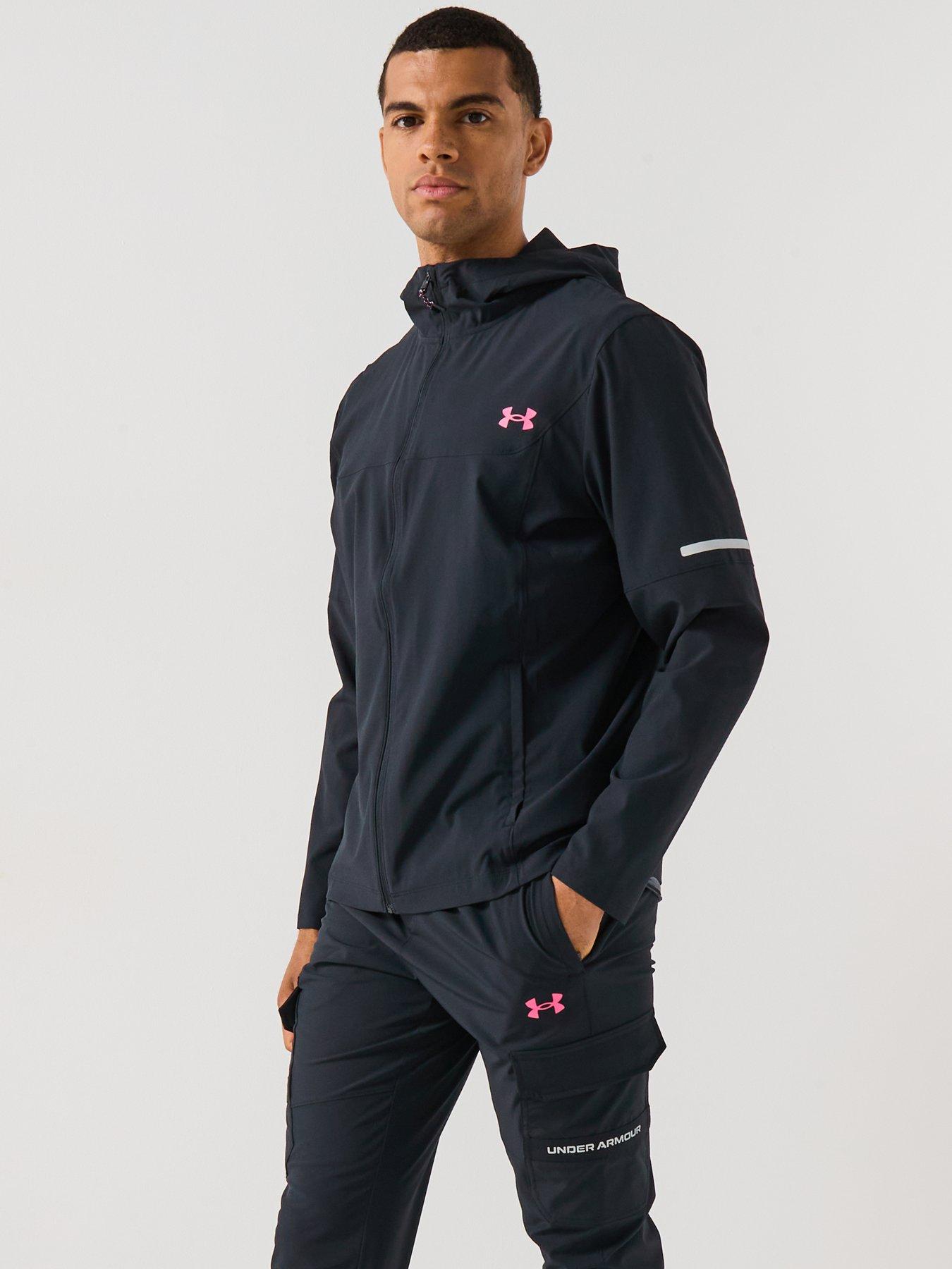 Image 5 of 6 of UNDER ARMOUR Mens Training Tech Utility Woven Jacket - Black