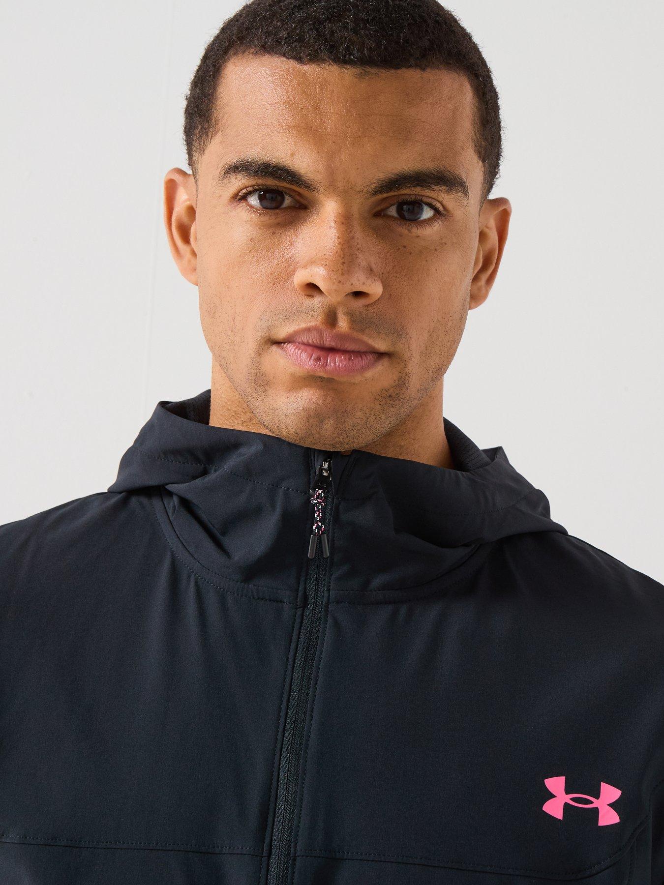 Image 6 of 6 of UNDER ARMOUR Mens Training Tech Utility Woven Jacket - Black