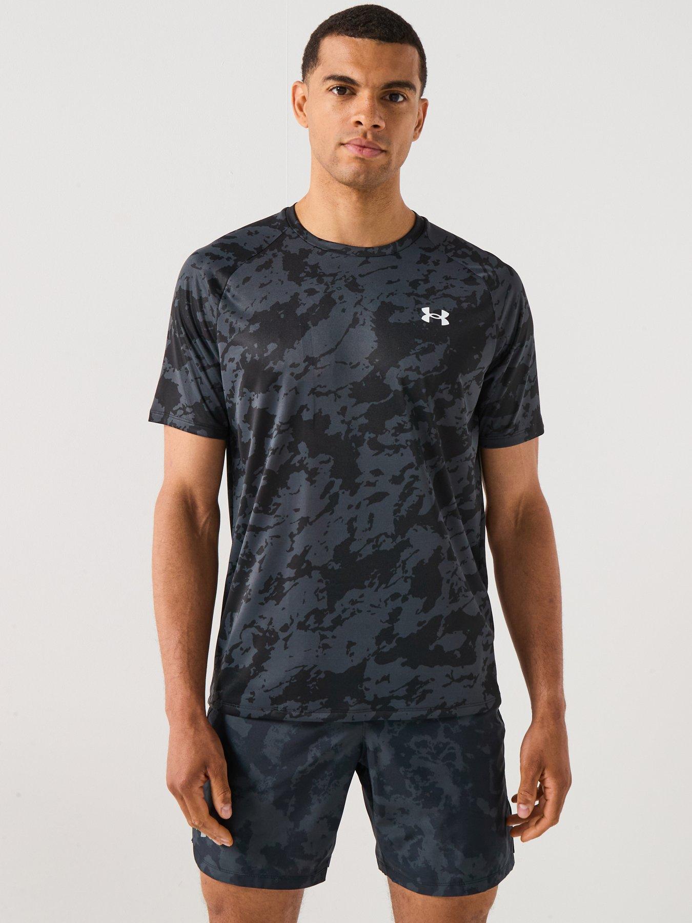undefined Mens Training Tech 20 T-Shirt - Black Camo