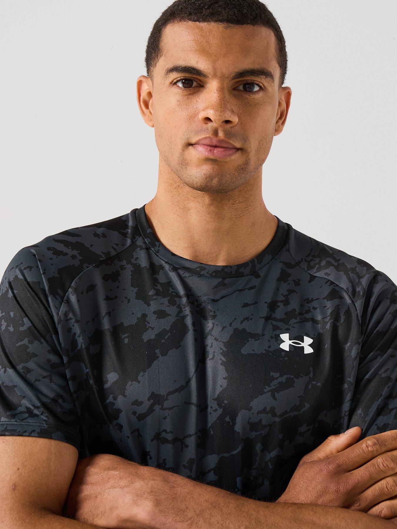 Image 6 of 6 of UNDER ARMOUR Mens Training Tech 20 T-Shirt - Black Camo