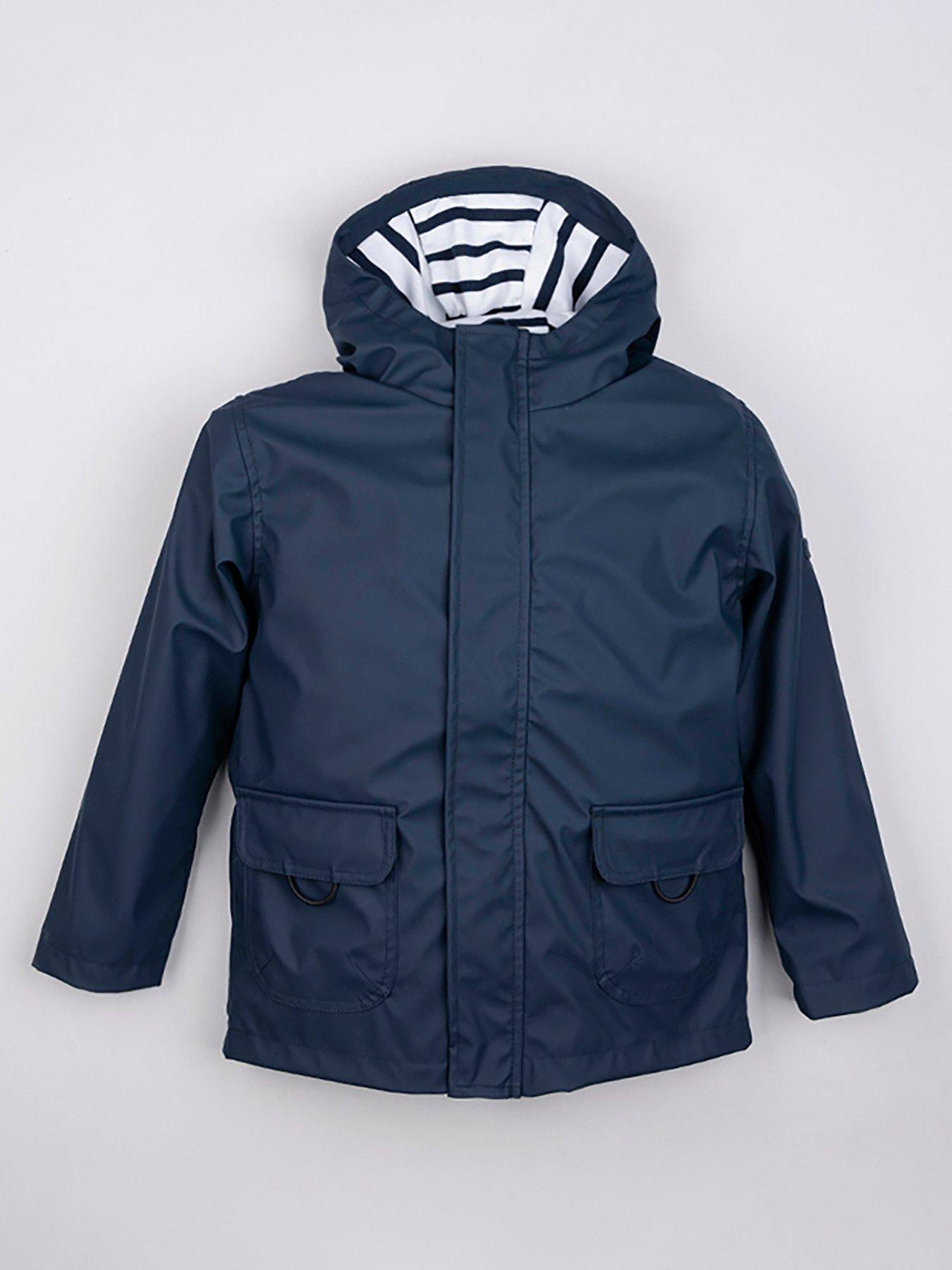 undefined Euri Marino Rain Coat - Navy