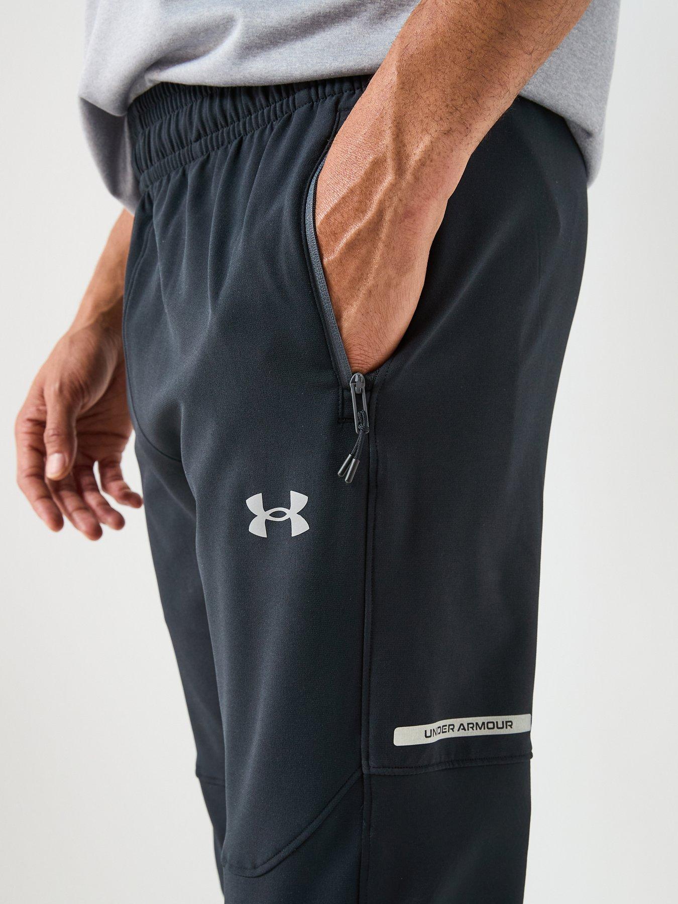  image of under-armour-mens-training-utility-woven-winterized-pants-black