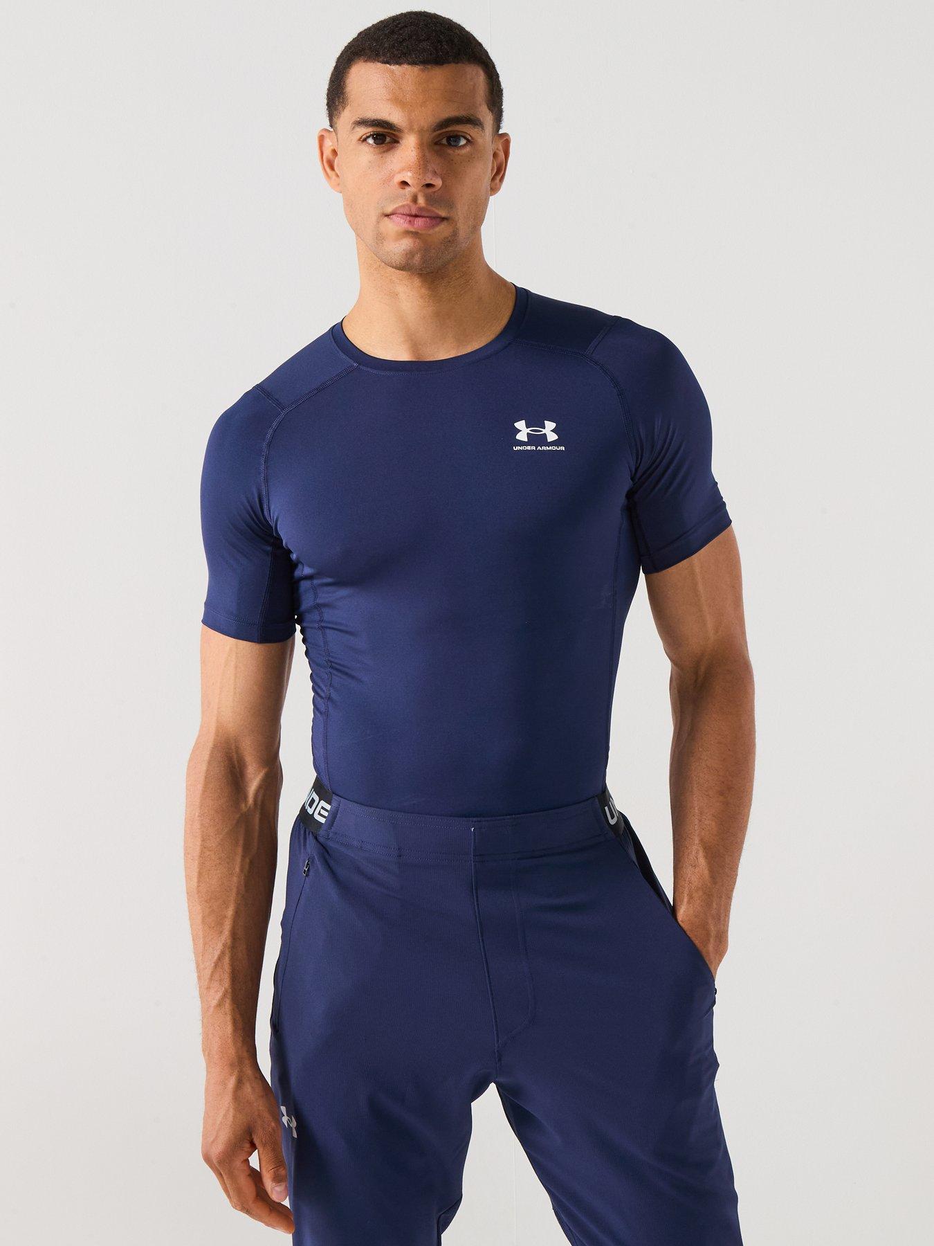 Image 1 of 6 of UNDER ARMOUR Mens Training Heatgear Comp T-Shirt - Navy