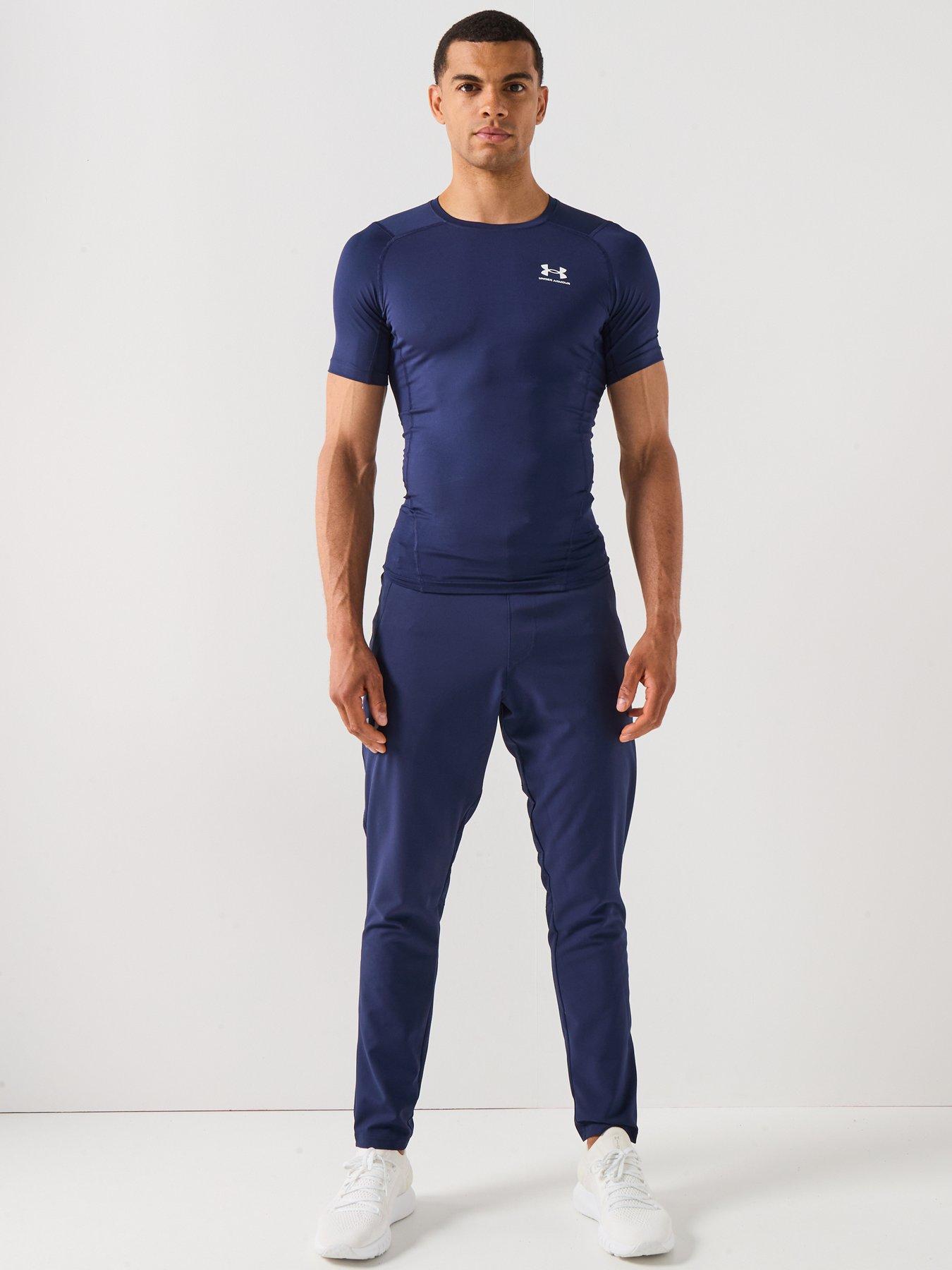 Image 3 of 6 of UNDER ARMOUR Mens Training Heatgear Comp T-Shirt - Navy