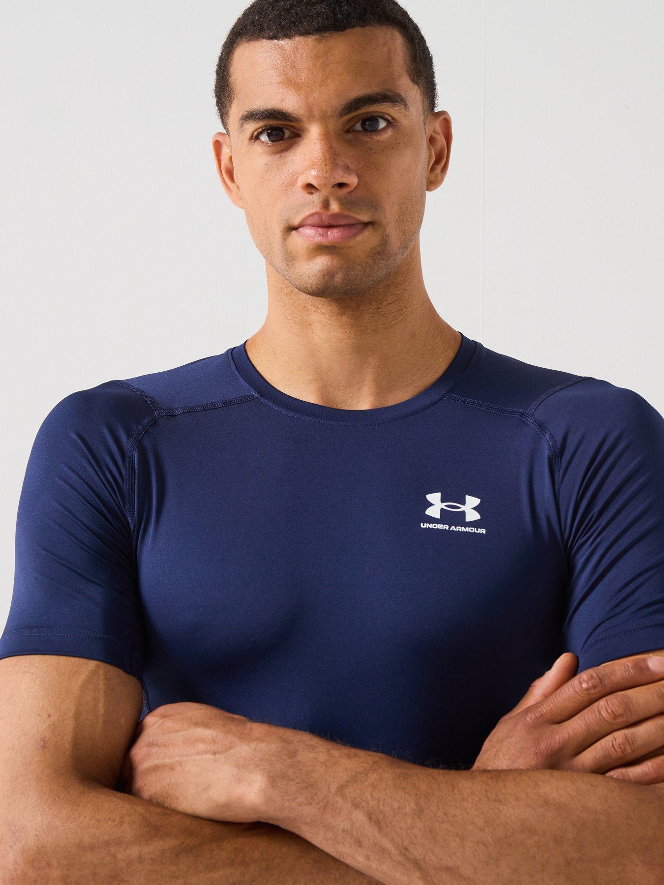 Image 6 of 6 of UNDER ARMOUR Mens Training Heatgear Comp T-Shirt - Navy