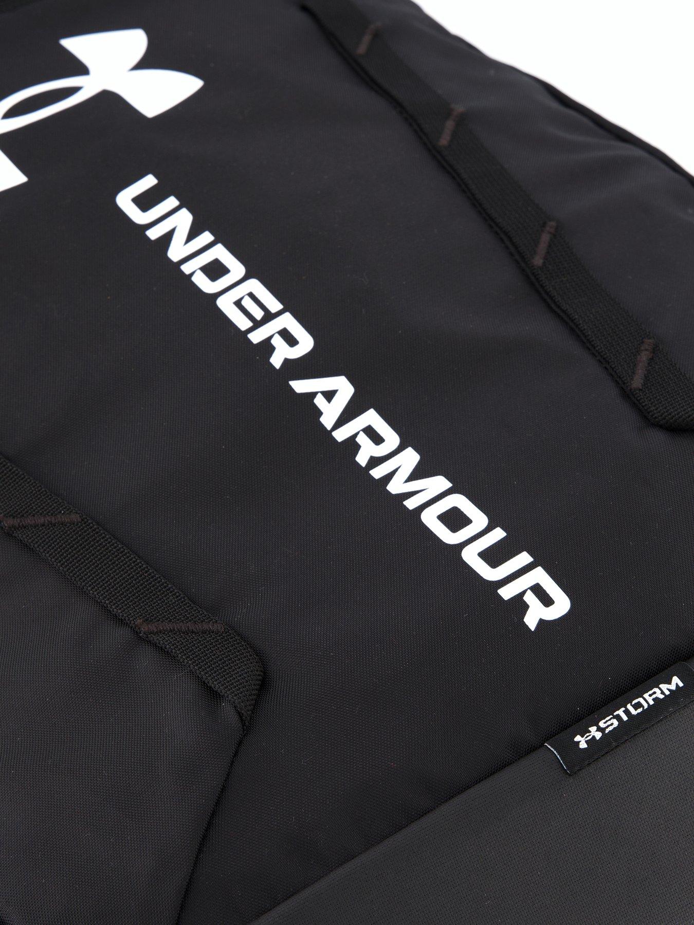  image of under-armour-adults-unisex-training-hustle-sackpack-black