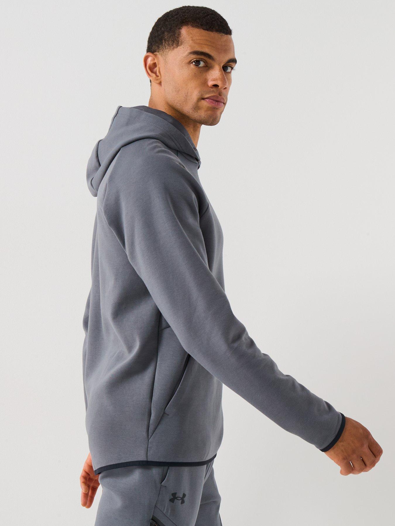 Image 6 of 6 of UNDER ARMOUR Mens Training Unstoppable Fleece Hoodie - Grey