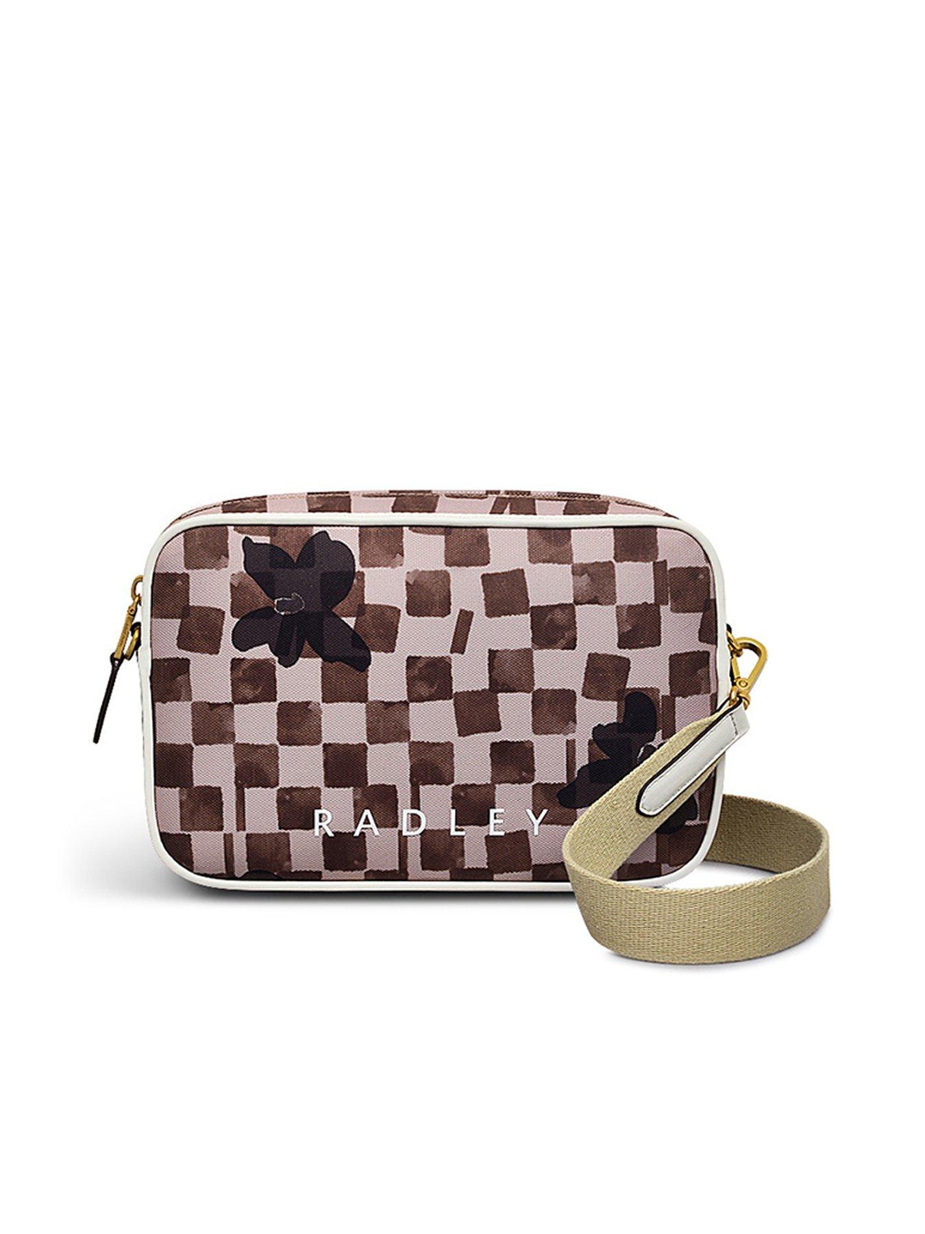 undefined SOUTHWELL GARDENS - CHECK SMALL ZIPTOP CROSS BODY