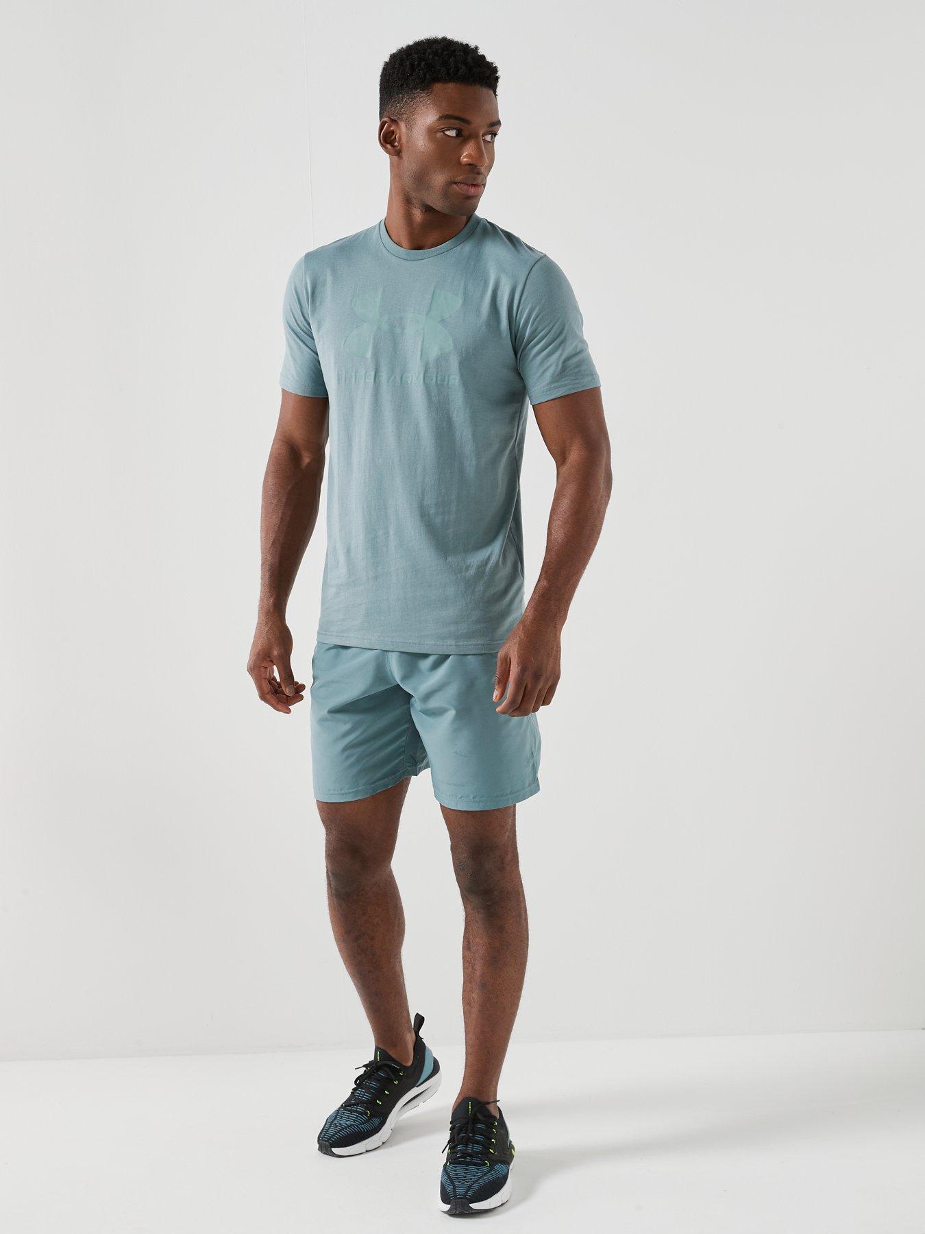  image of under-armour-mens-training-sportstyle-logo-t-shirt-green