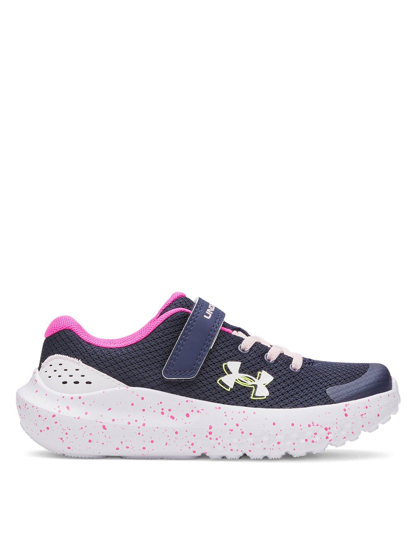 undefined Kids Girls Running Surge 4 Trainers - Navy