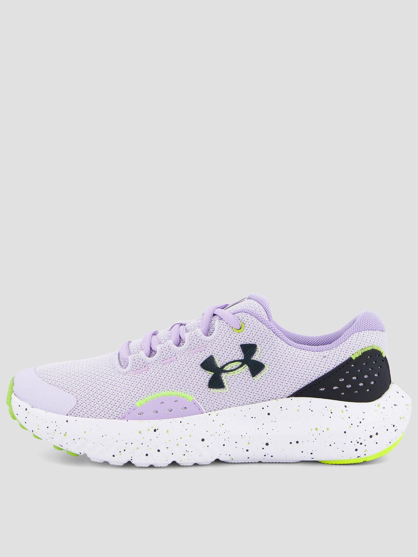 UNDER ARMOUR Junior Girls Running Surge 4 Trainers - Purple