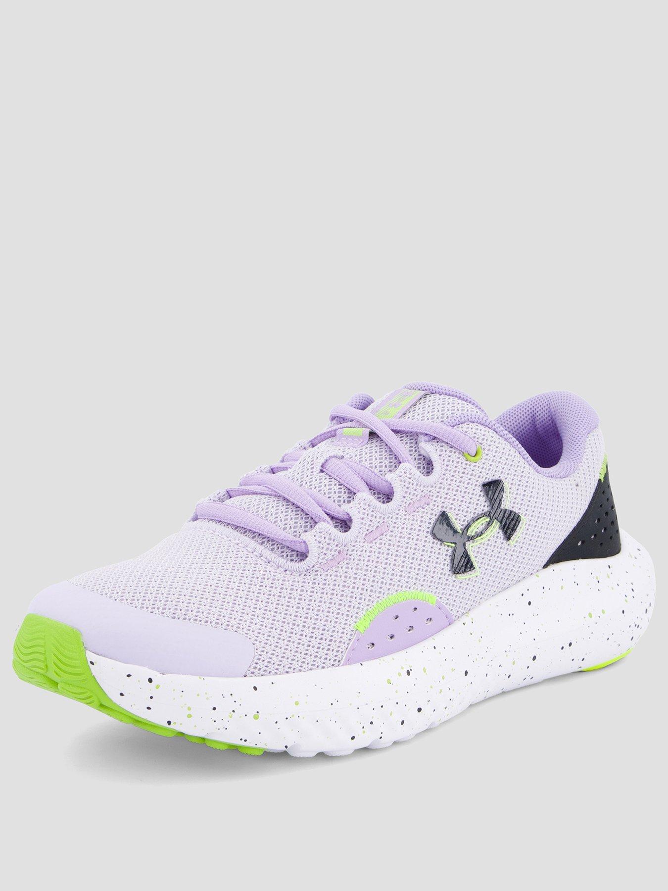 Image 2 of 7 of UNDER ARMOUR Junior Girls Running Surge 4 Trainers - Purple