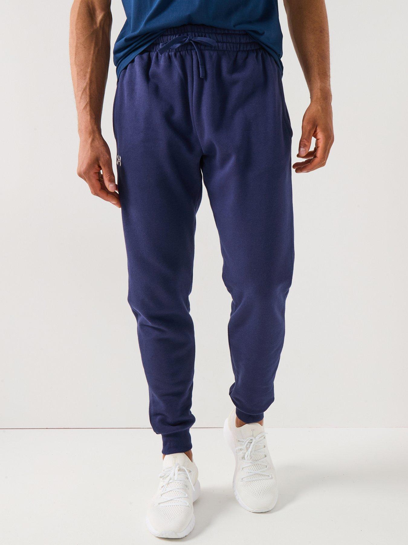 Image 1 of 6 of UNDER ARMOUR Mens Training Rival Fleece Joggers - Navy