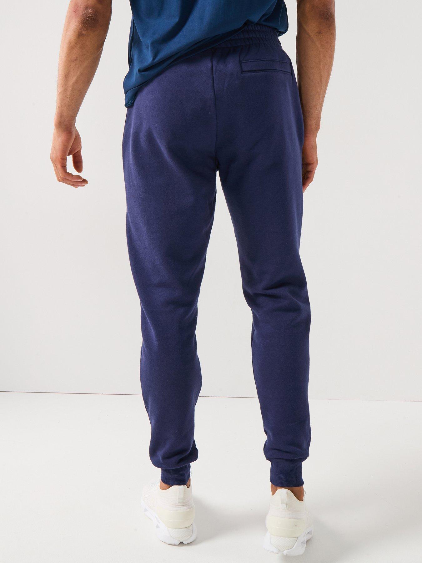  image of under-armour-mens-training-rival-fleece-joggers-navy