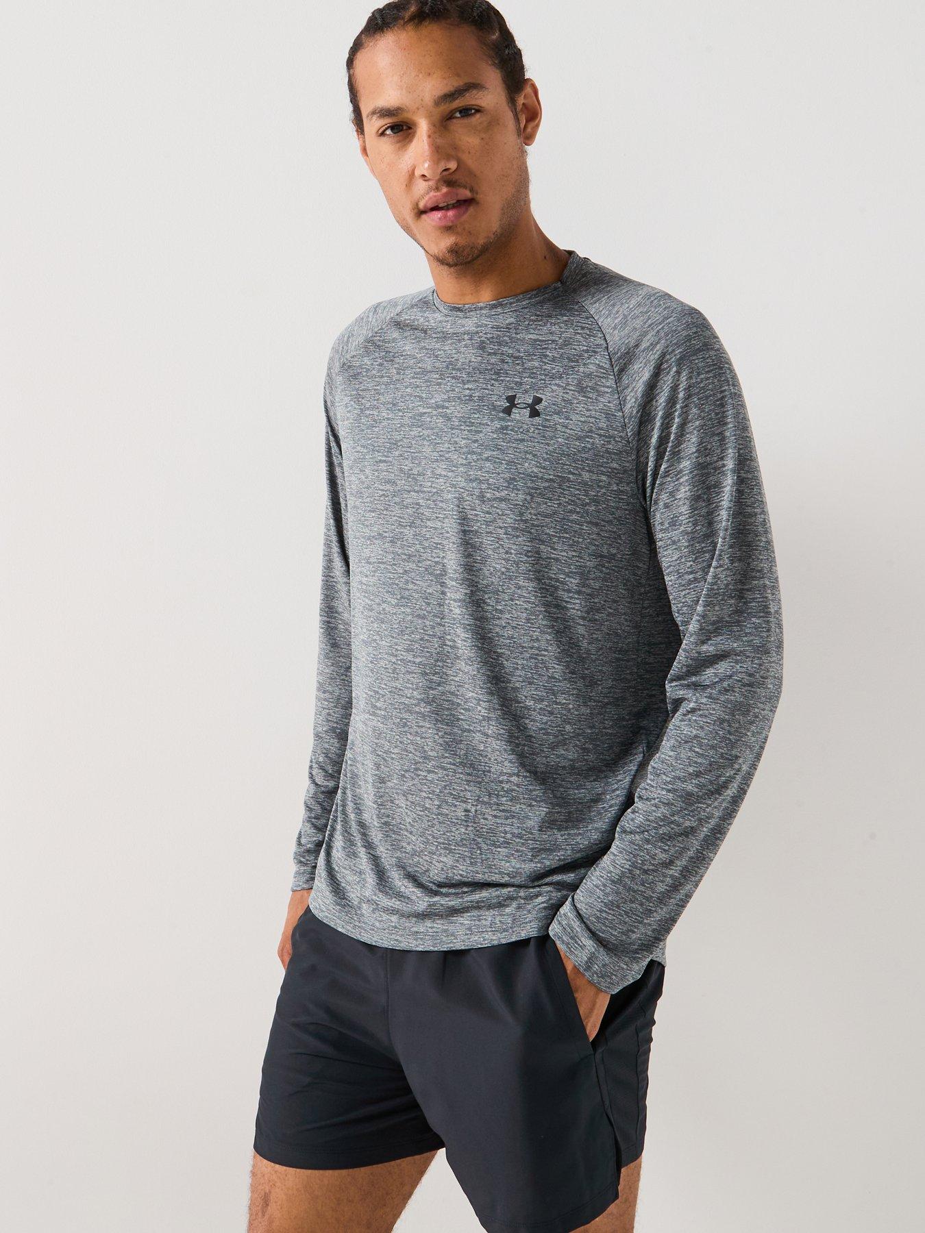 undefined Mens Training Tech 2.0 Long Sleeve Top - Grey
