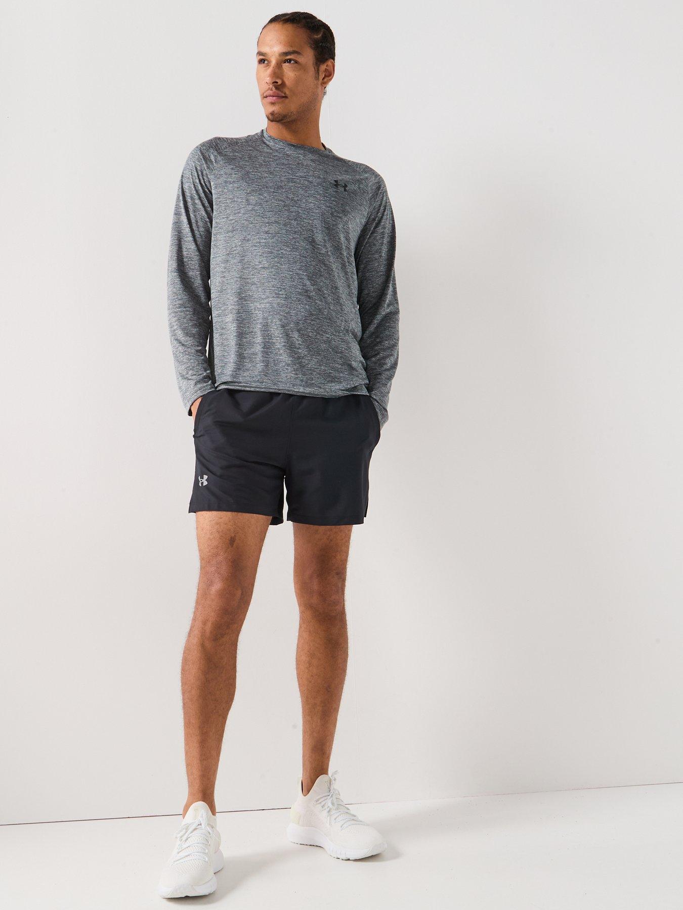 Image 3 of 5 of UNDER ARMOUR Mens Training Tech 2.0 Long Sleeve Top - Grey