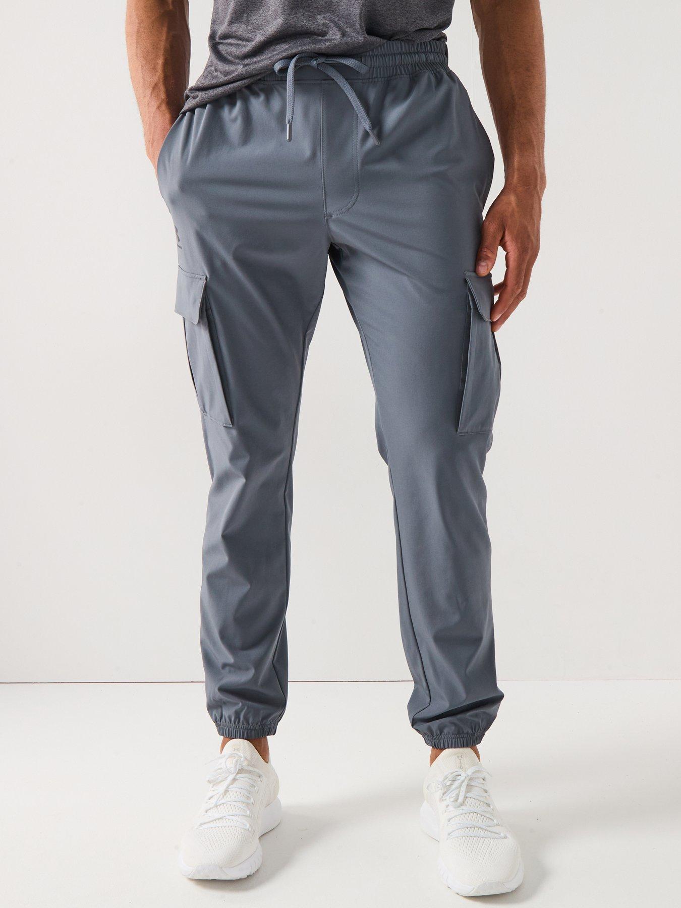 Image 1 of 6 of UNDER ARMOUR Mens Training Vibe Woven Cargo Pants - Grey