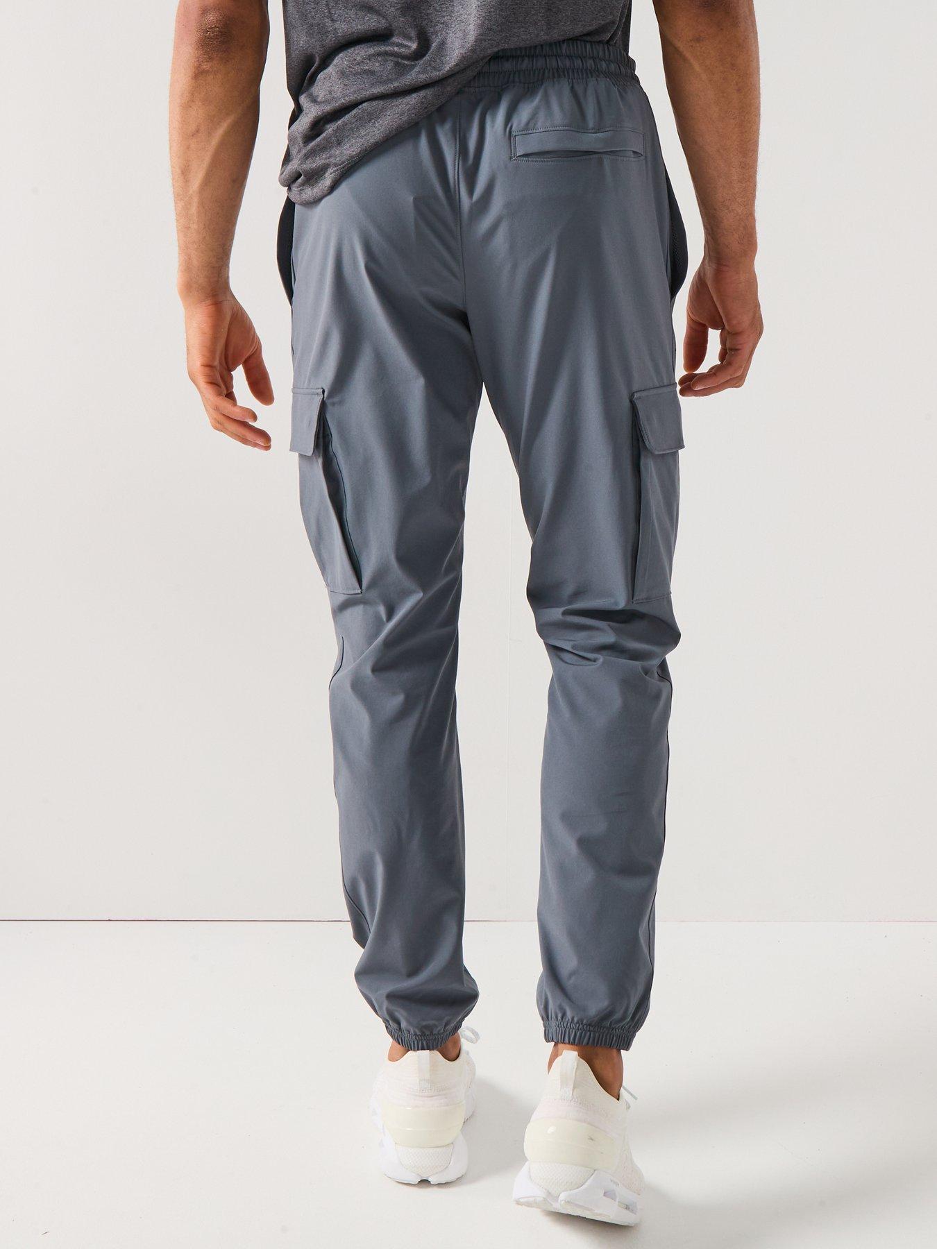 Image 2 of 6 of UNDER ARMOUR Mens Training Vibe Woven Cargo Pants - Grey