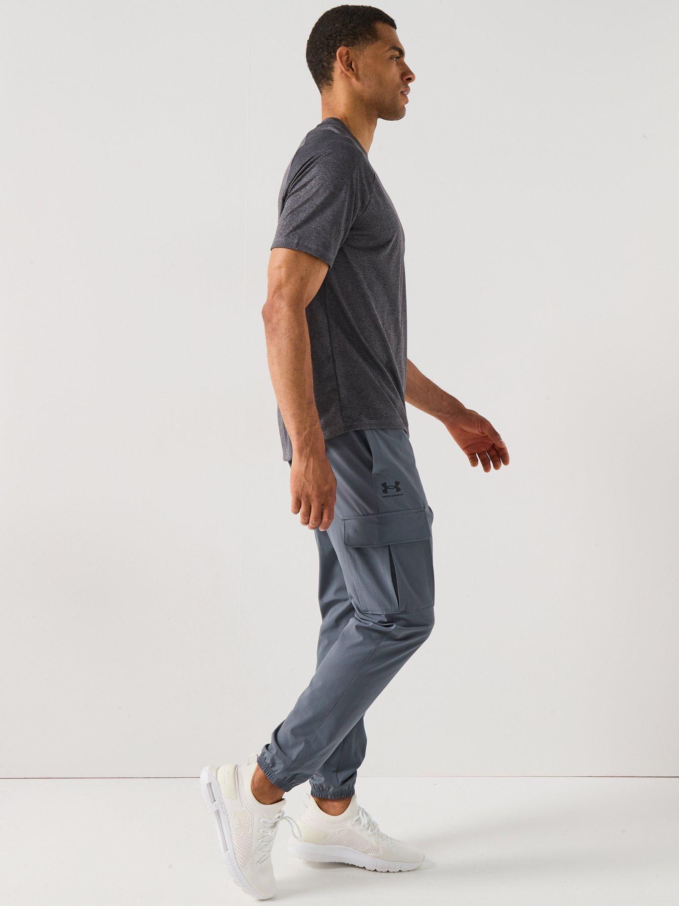 Image 3 of 6 of UNDER ARMOUR Mens Training Vibe Woven Cargo Pants - Grey