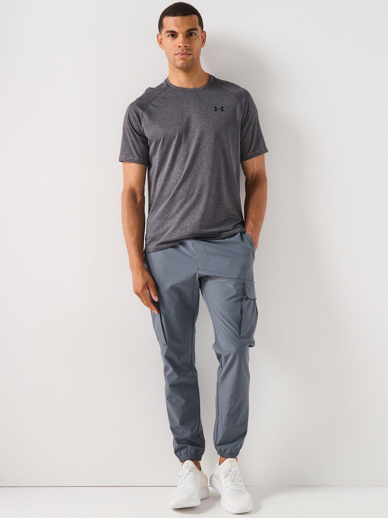 Image 5 of 6 of UNDER ARMOUR Mens Training Vibe Woven Cargo Pants - Grey