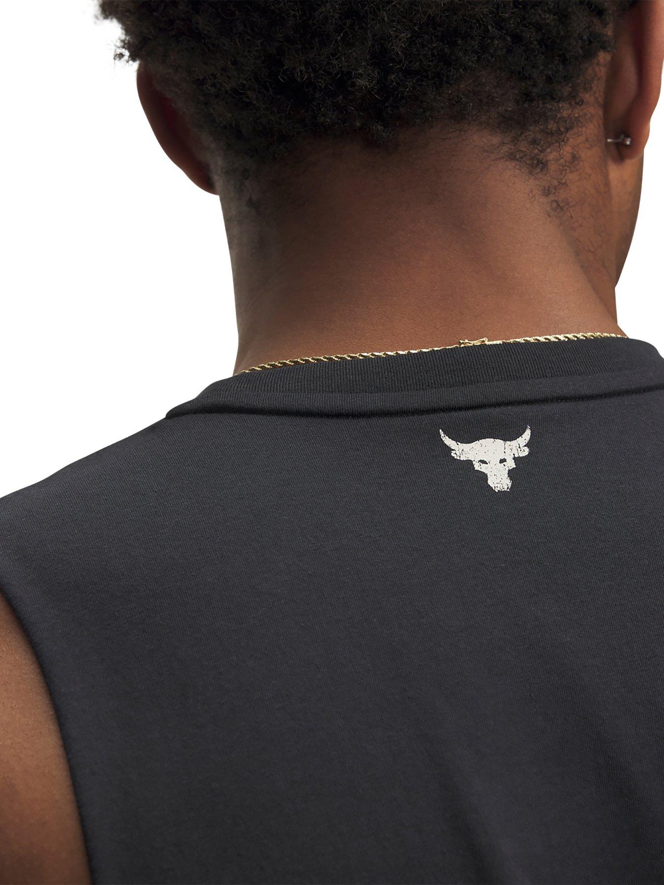 Image 3 of 3 of UNDER ARMOUR Mens Training Project Rock Tank - Black