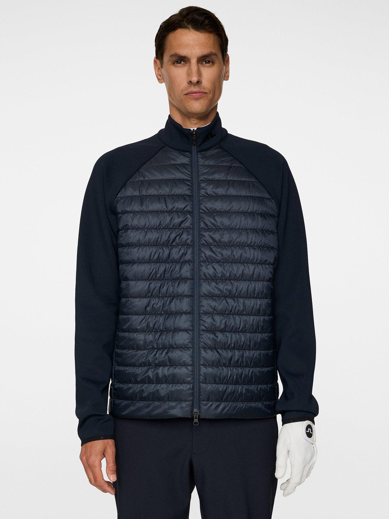 undefined Mens Golf Hayden Quilt Hybrid Jacket - Navy