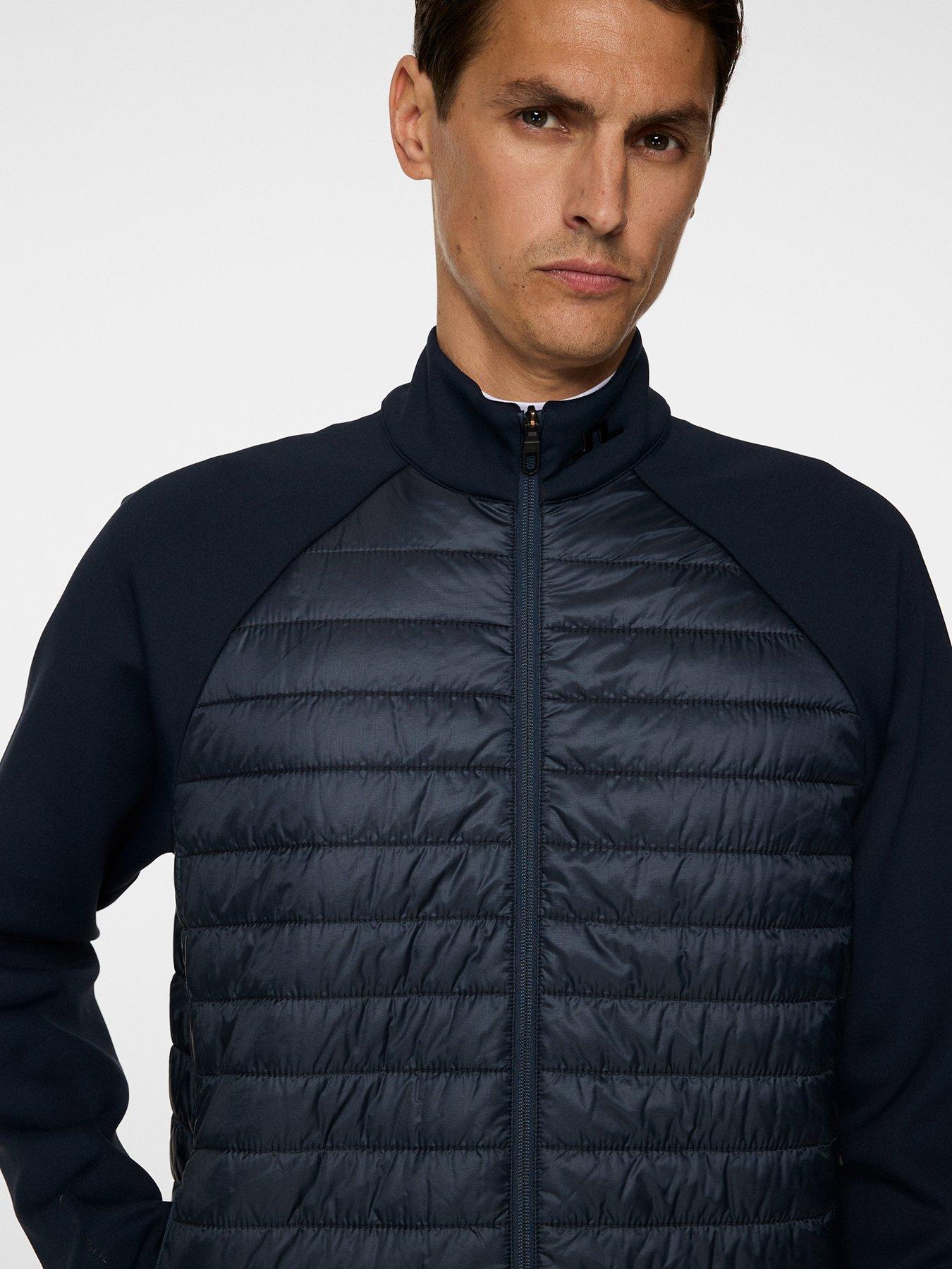 Image 4 of 4 of J LINDEBERG Mens Golf Hayden Quilt Hybrid Jacket - Navy