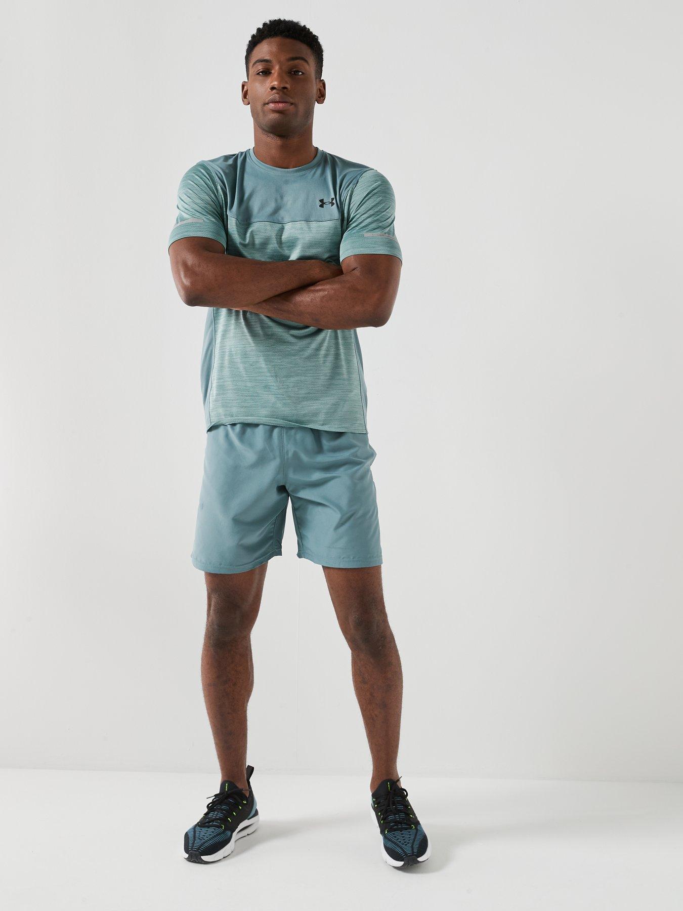 Image 3 of 6 of UNDER ARMOUR Mens Training Tech Utility T-Shirt - Green