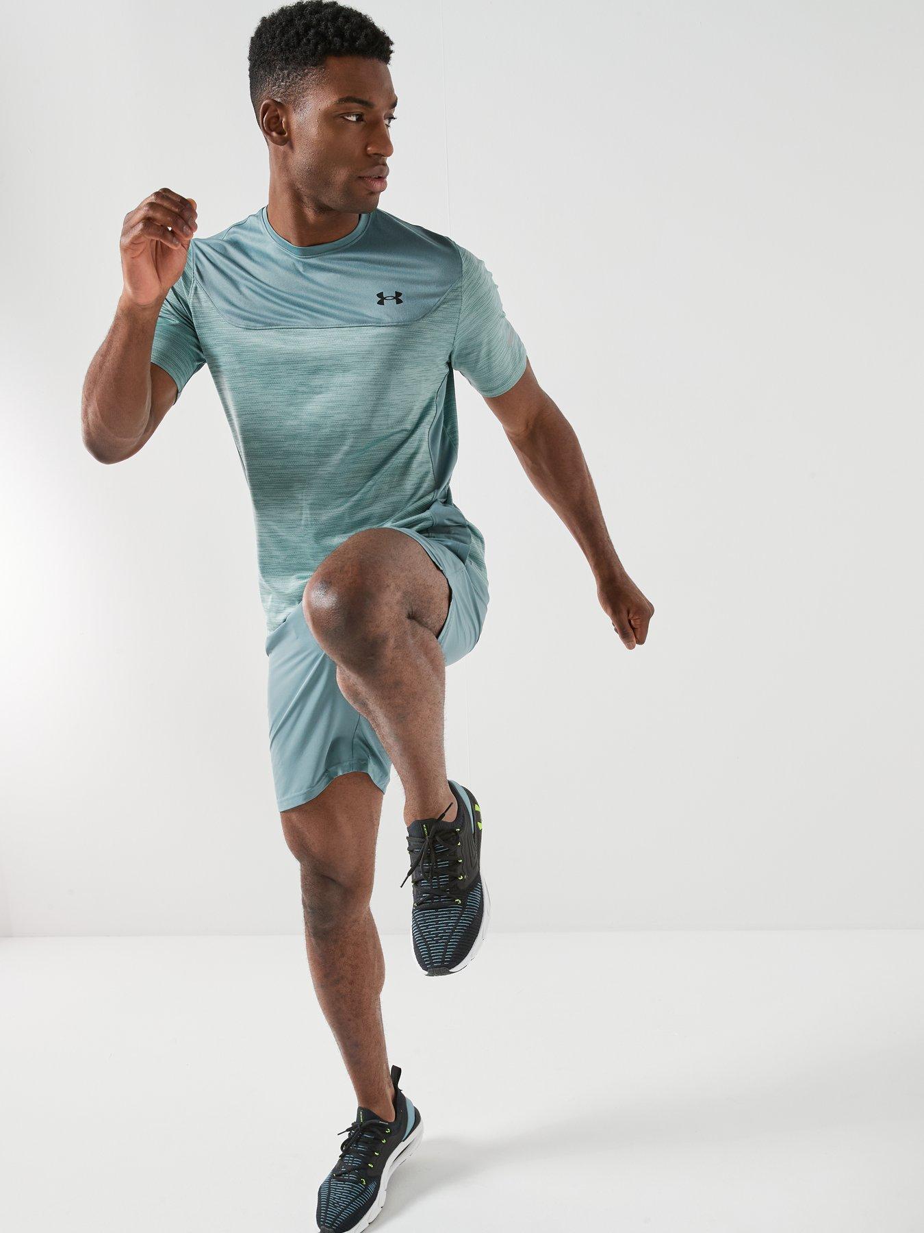 Image 4 of 6 of UNDER ARMOUR Mens Training Tech Utility T-Shirt - Green