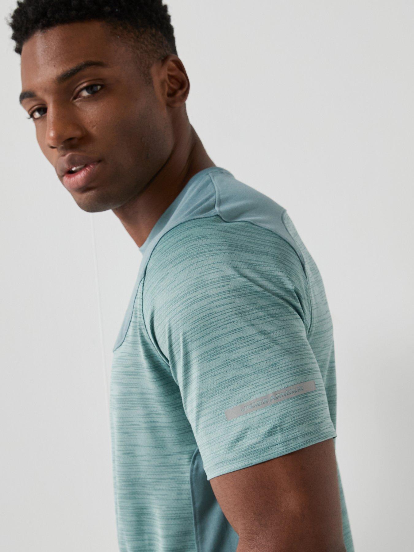 Image 5 of 6 of UNDER ARMOUR Mens Training Tech Utility T-Shirt - Green