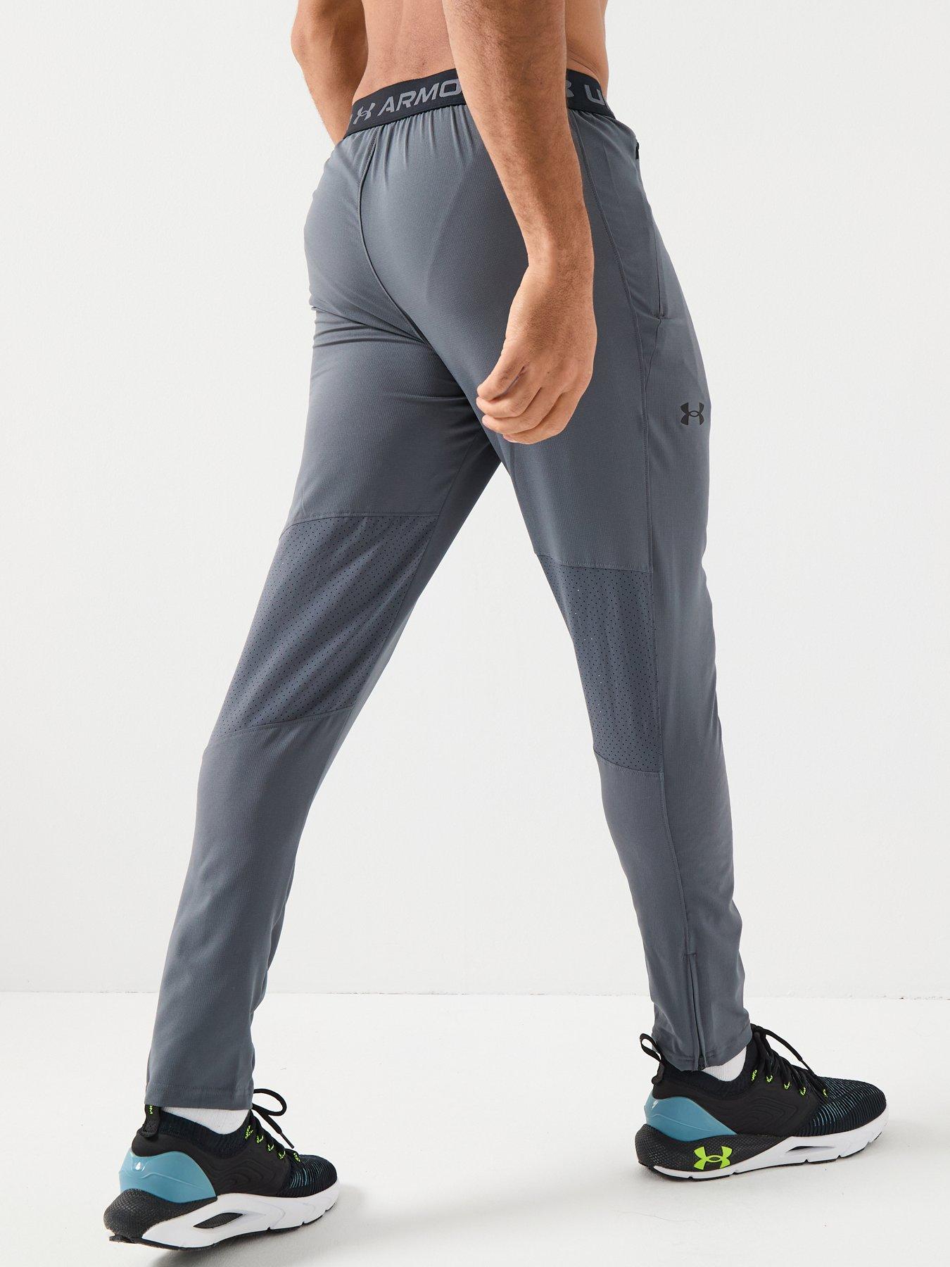  image of under-armour-mens-training-vanish-woven-tapered-pants-grey