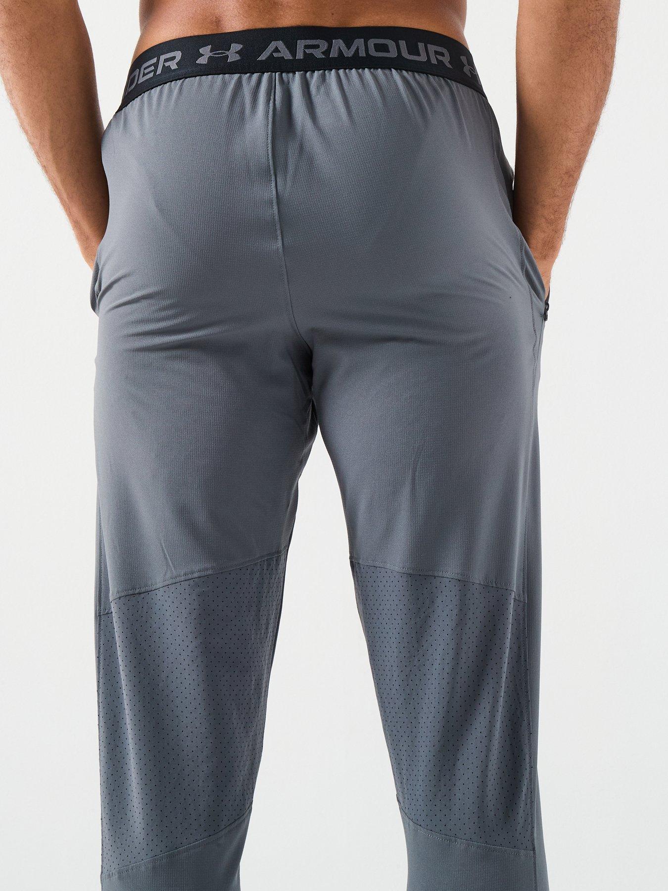  image of under-armour-mens-training-vanish-woven-tapered-pants-grey