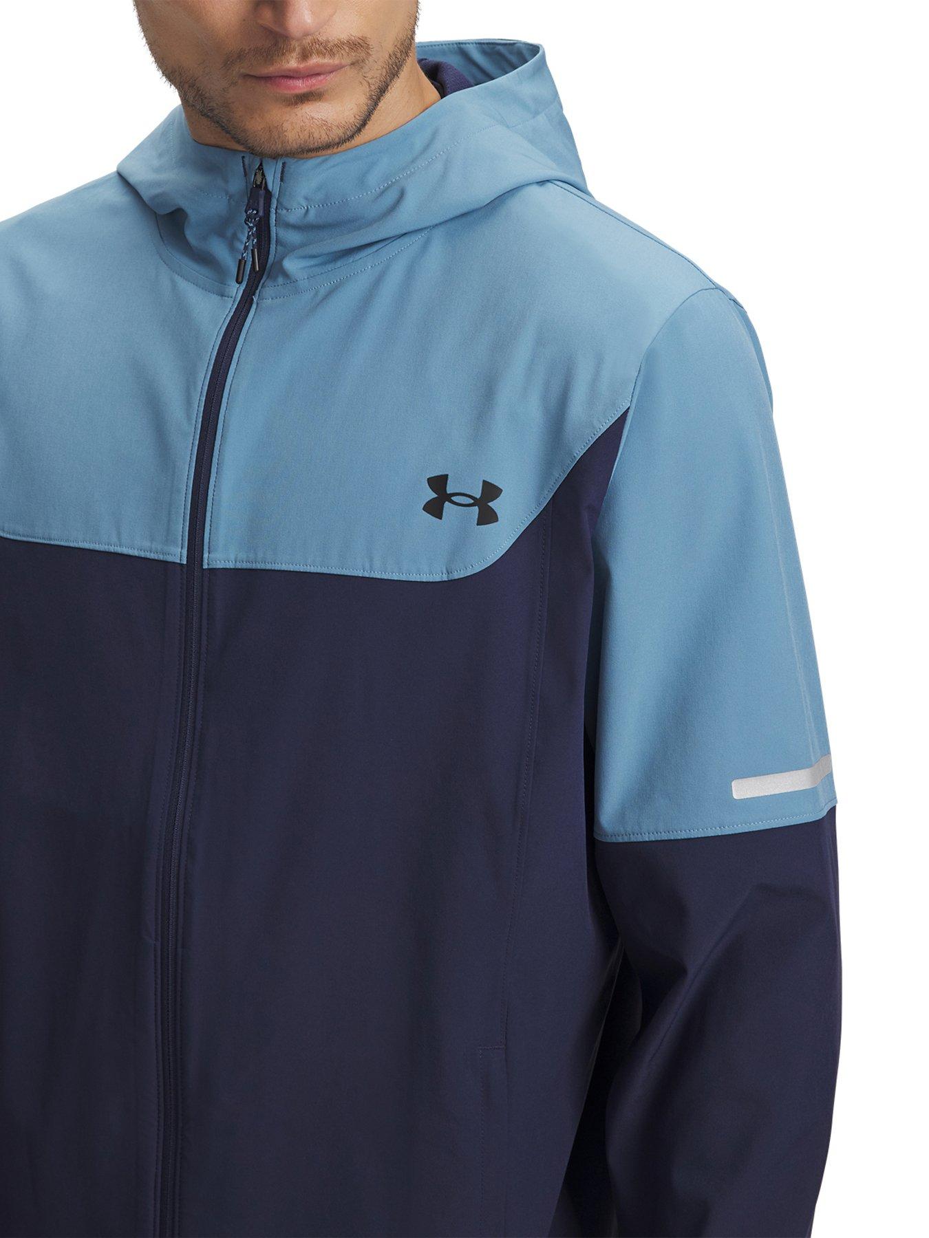 Image 3 of 3 of UNDER ARMOUR Mens Training Tech Utility Woven Jacket - Blue