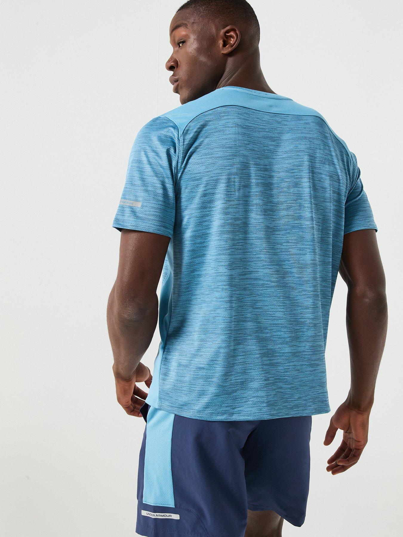 Image 2 of 5 of UNDER ARMOUR Mens Training Tech Utility T-Shirt - Navy
