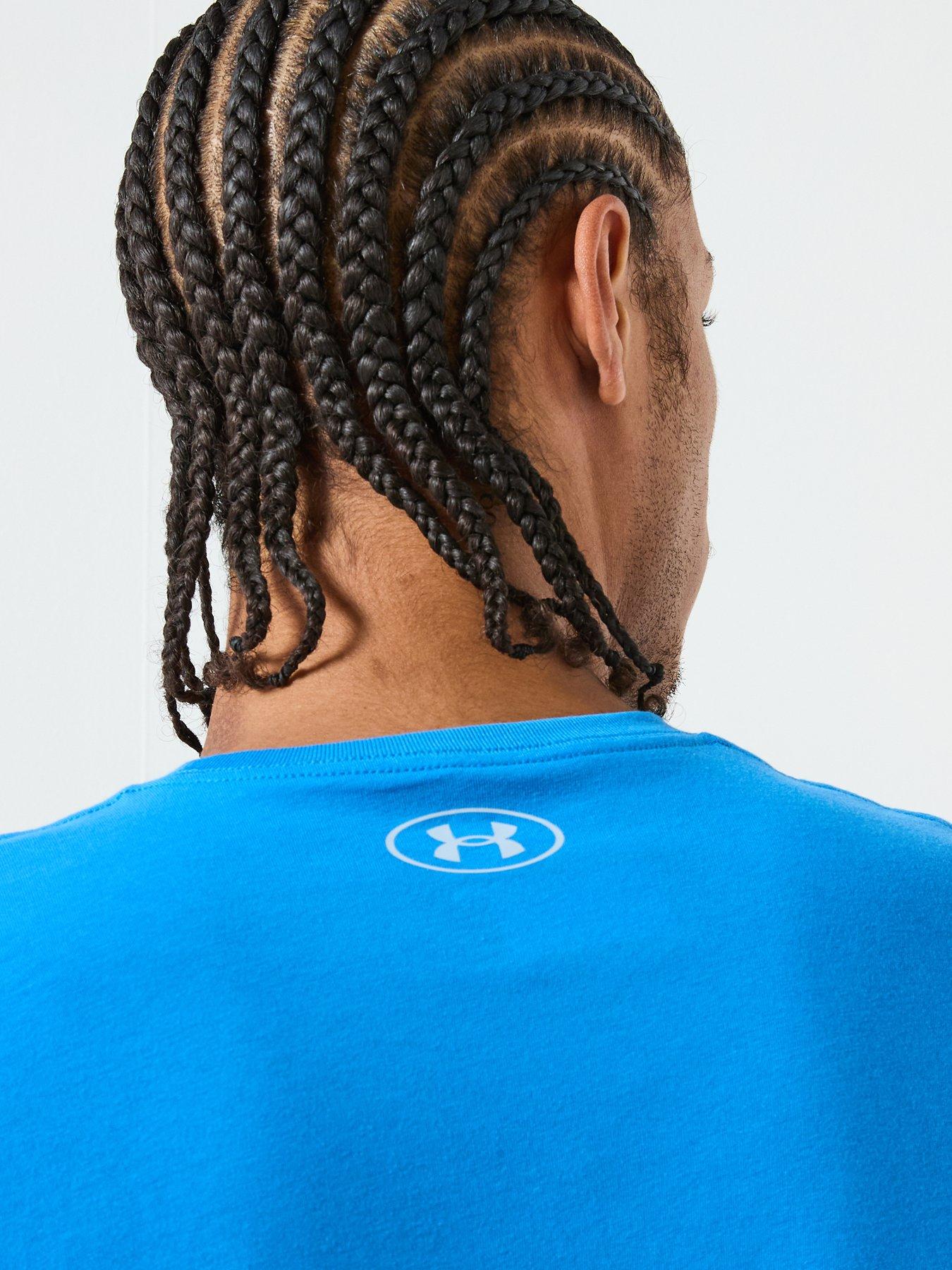 Image 6 of 6 of UNDER ARMOUR Mens Training Sportstyle Left Chest Logo T-Shirt - Blue