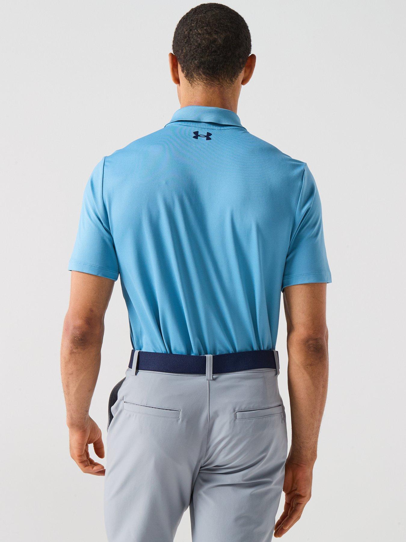  image of under-armour-mens-golf-matchplay-polo-blue