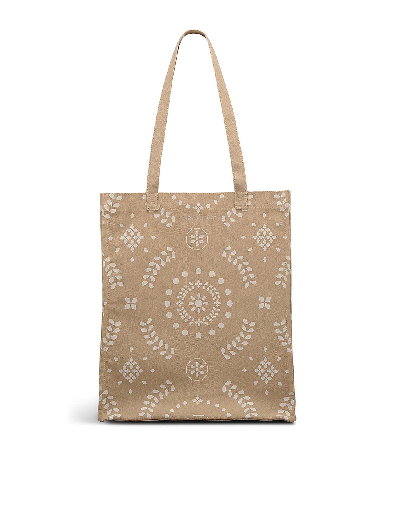 Image 1 of 4 of Radley Broderie Floral Medium Open Top Tote - Brown